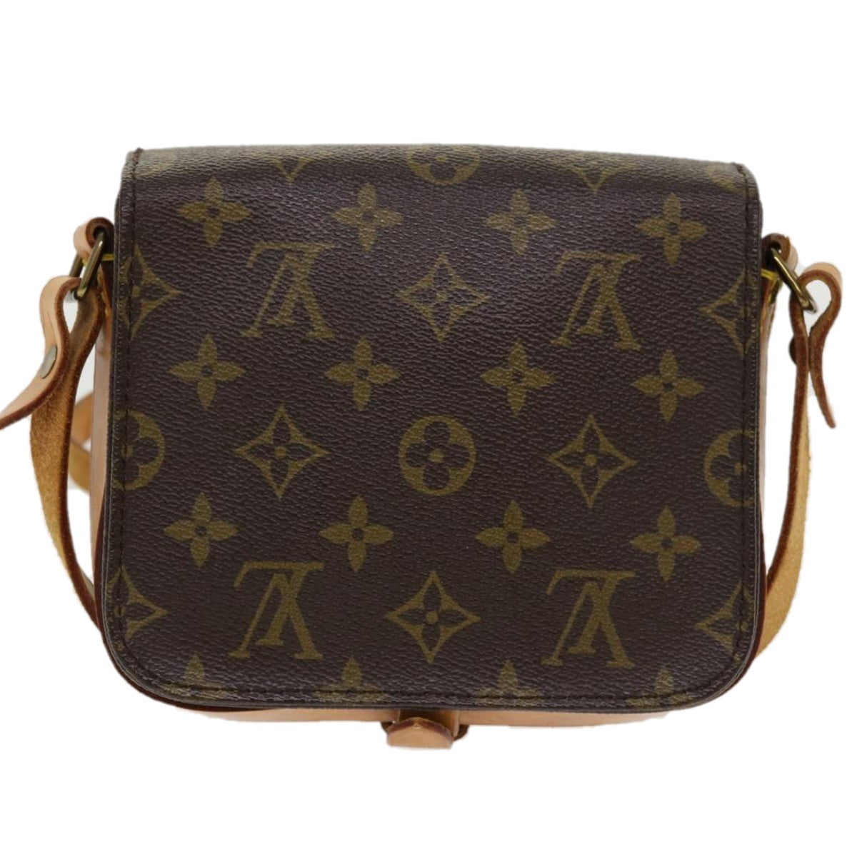 LOUIS VUITTON Monogram Cartouchiere PM Shoulder Bag M51254 LV Auth yk5449