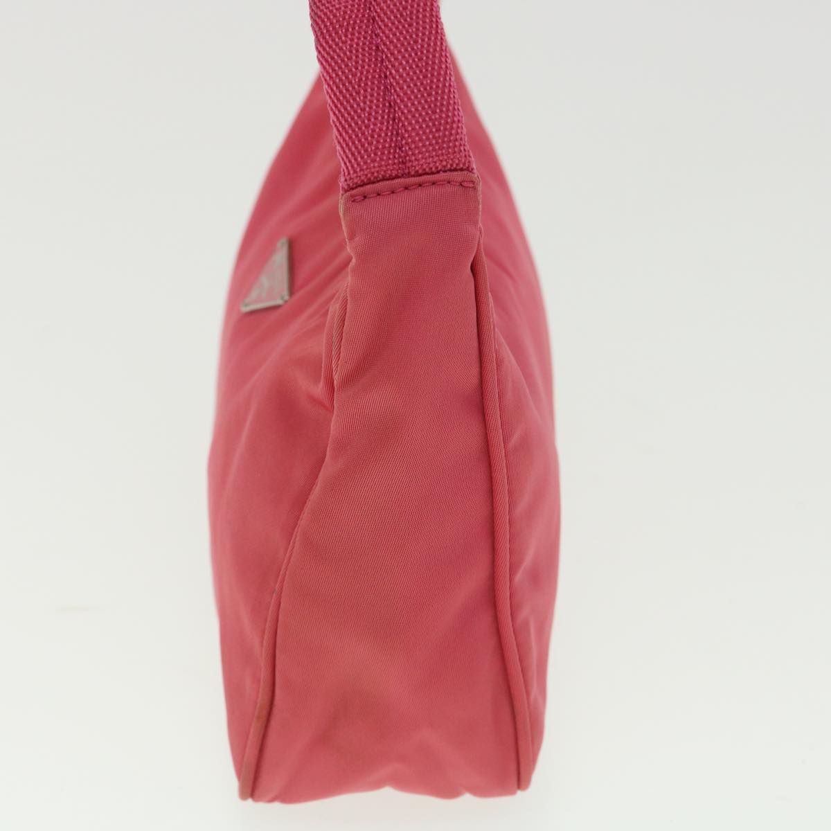 PRADA Hand Bag Nylon Pink Auth yk5469