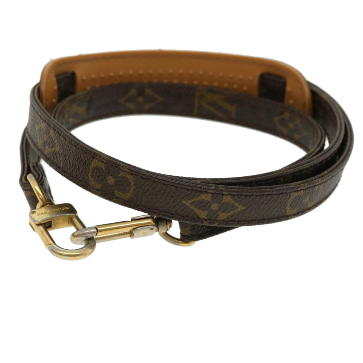 LOUIS VUITTON Monogram Shoulder Strap 45.7"" LV Auth yk5650