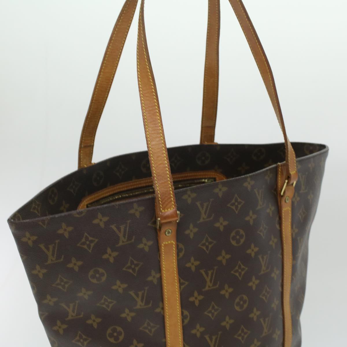 LOUIS VUITTON Monogram Sac Shopping Tote Bag M51108 LV Auth yk5667