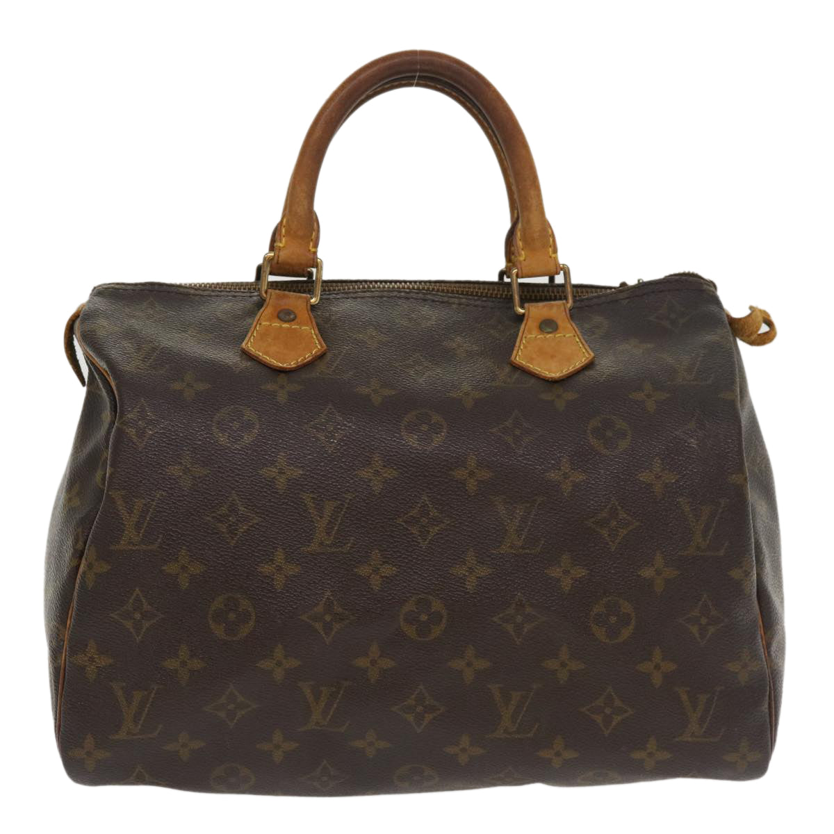 LOUIS VUITTON Monogram Speedy 30 Hand Bag M41526 LV Auth yk5686