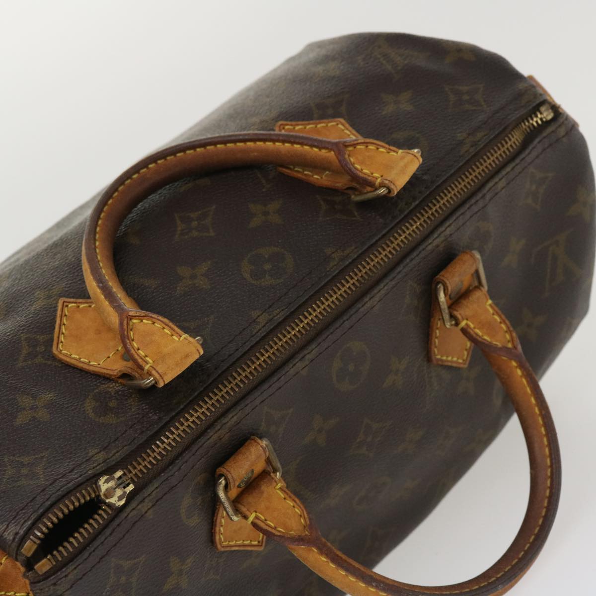 LOUIS VUITTON Monogram Speedy 30 Hand Bag M41526 LV Auth yk5686