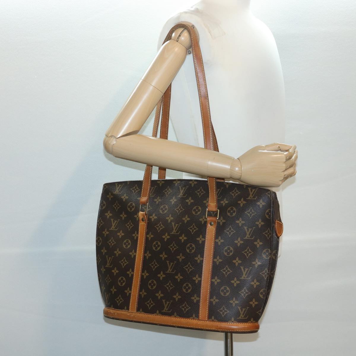 LOUIS VUITTON Monogram Babylone Tote Bag Vintage M51102 LV Auth yk5691