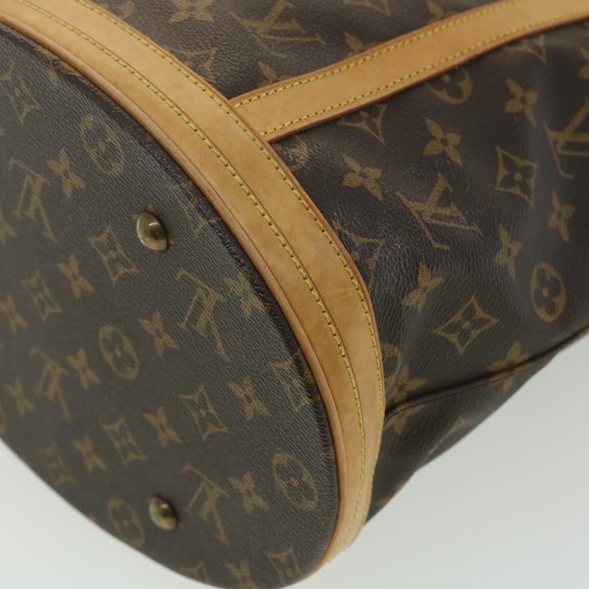 LOUIS VUITTON Monogram Bucket GM Shoulder Bag M42236 LV Auth yk5693