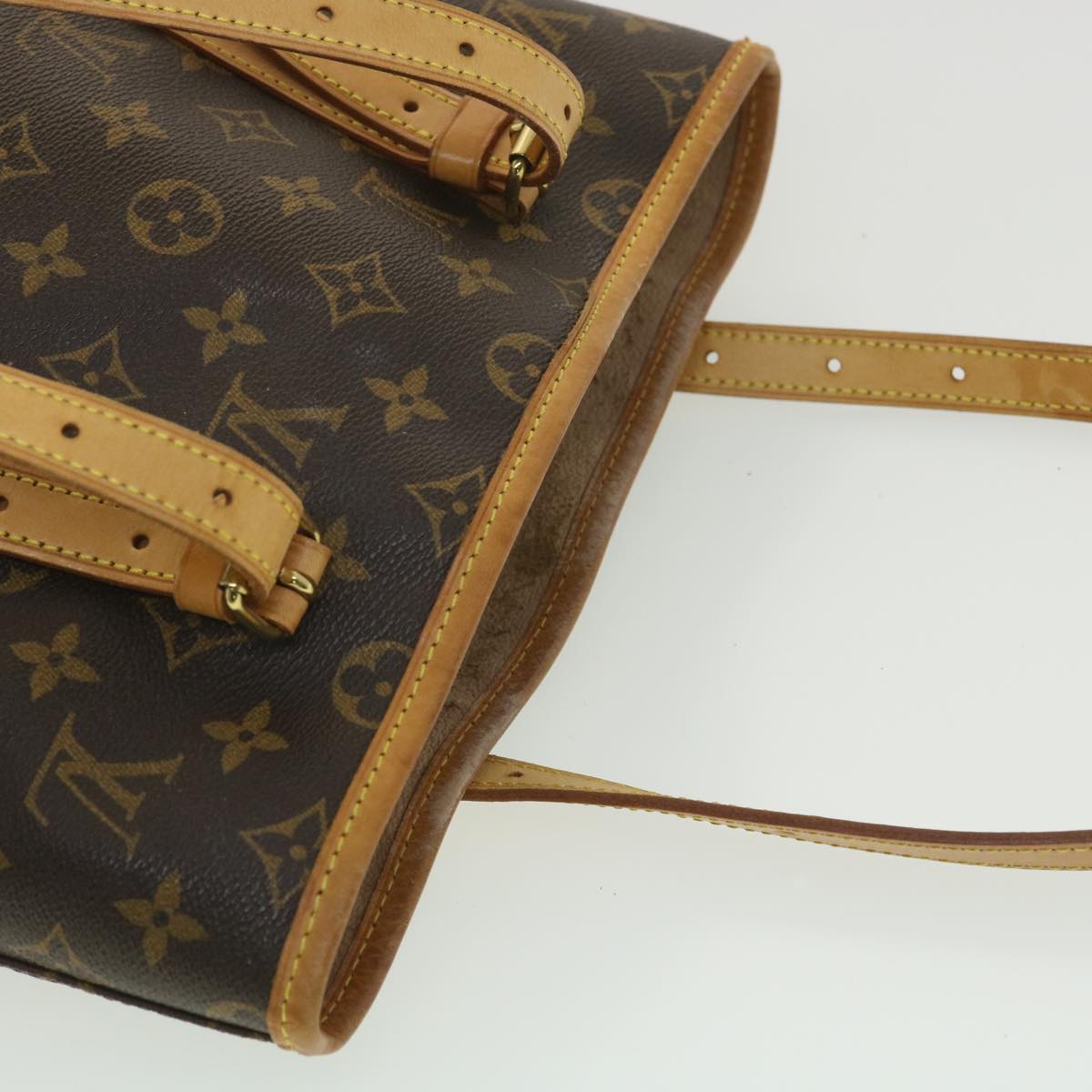 LOUIS VUITTON Monogram Bucket GM Shoulder Bag M42236 LV Auth yk5693