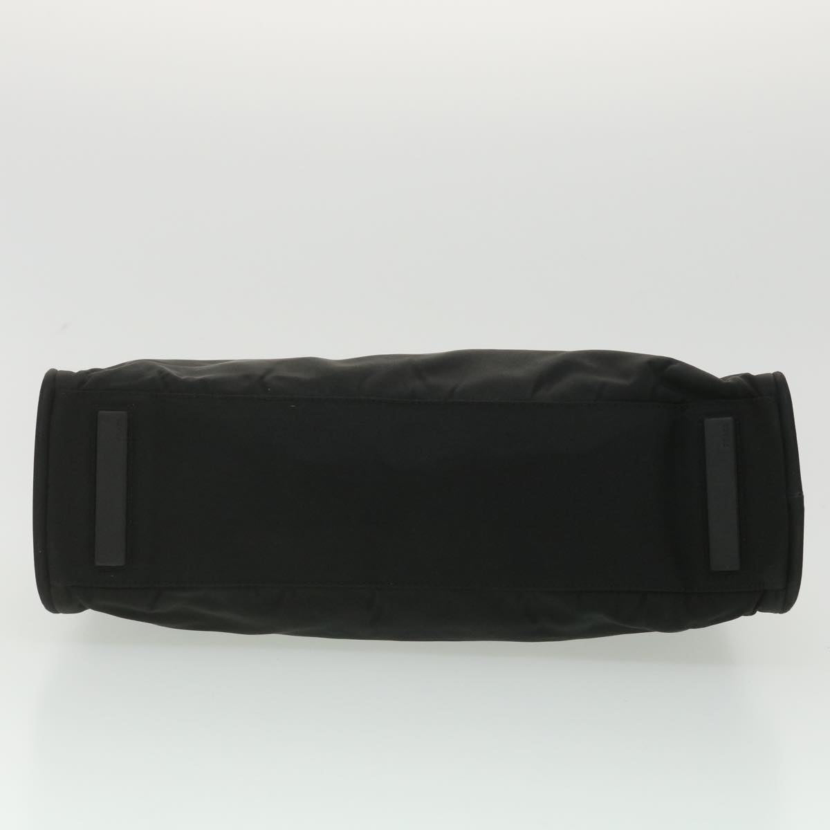 PRADA Semi-Shoulder Shoulder Bag Nylon Black BR0140 Auth yk5703