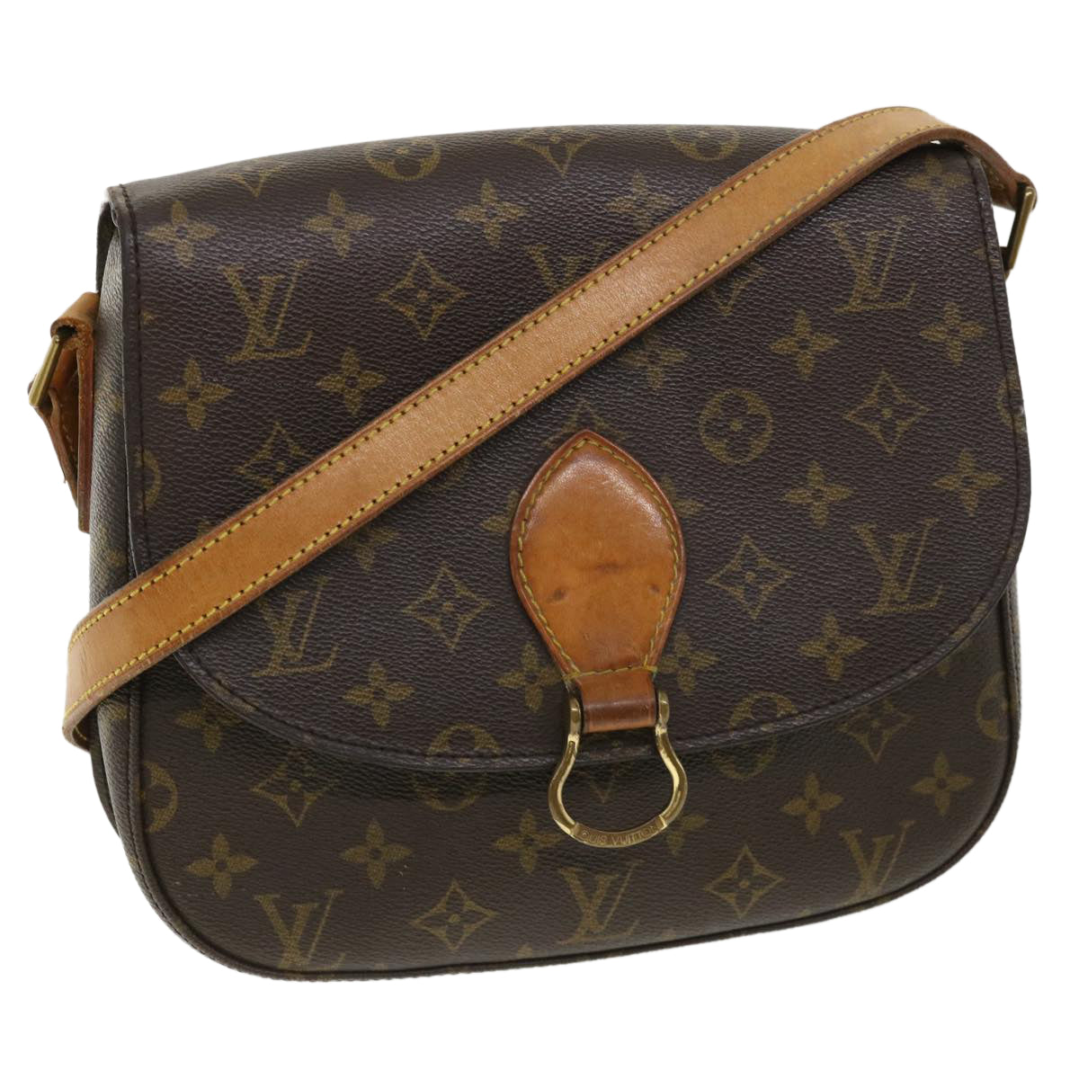 LOUIS VUITTON Monogram Saint Cloud GM Shoulder Bag M51242 LV Auth yk5762