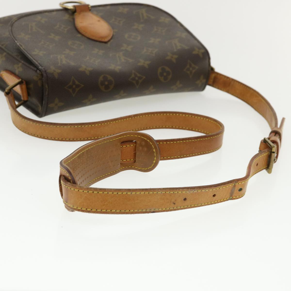 LOUIS VUITTON Monogram Saint Cloud GM Shoulder Bag M51242 LV Auth yk5762