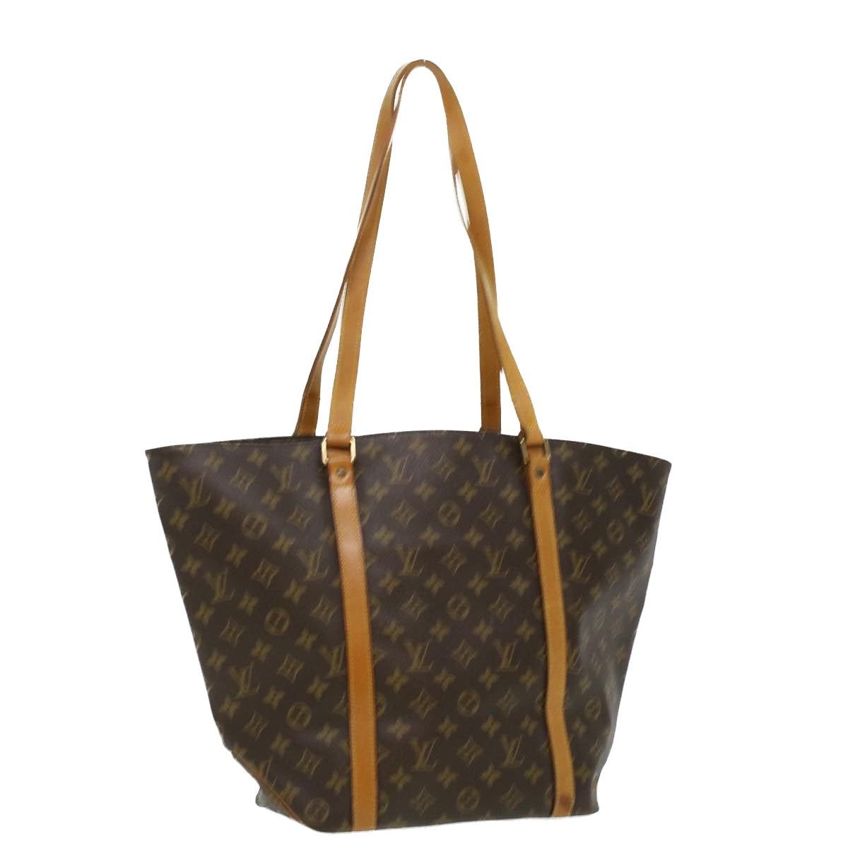 LOUIS VUITTON Monogram Sac Shopping Tote Bag M51108 LV Auth yk5770