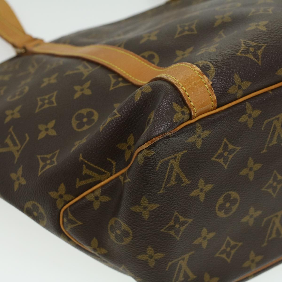 LOUIS VUITTON Monogram Sac Shopping Tote Bag M51108 LV Auth yk5770