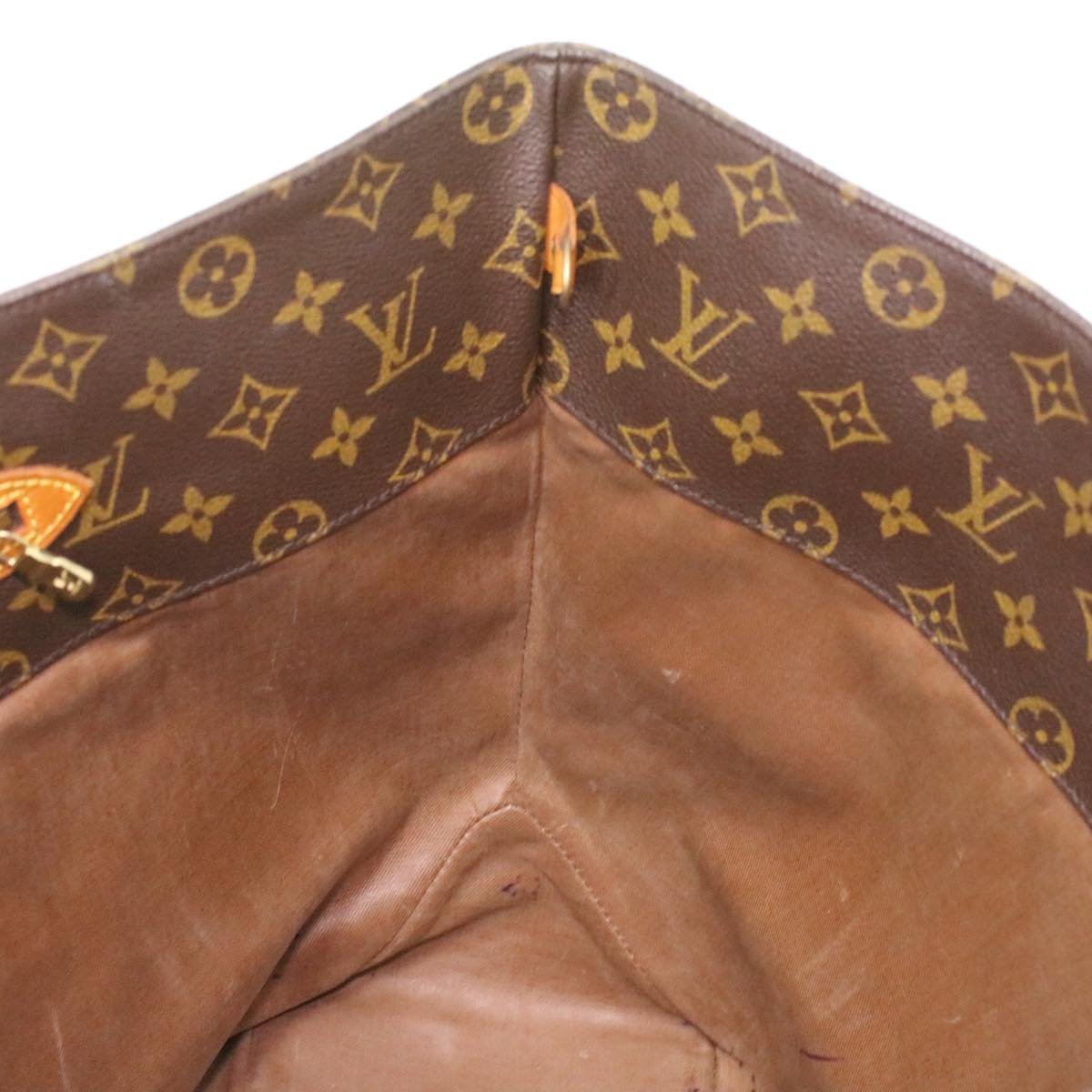 LOUIS VUITTON Monogram Sac Shopping Tote Bag M51108 LV Auth yk5770