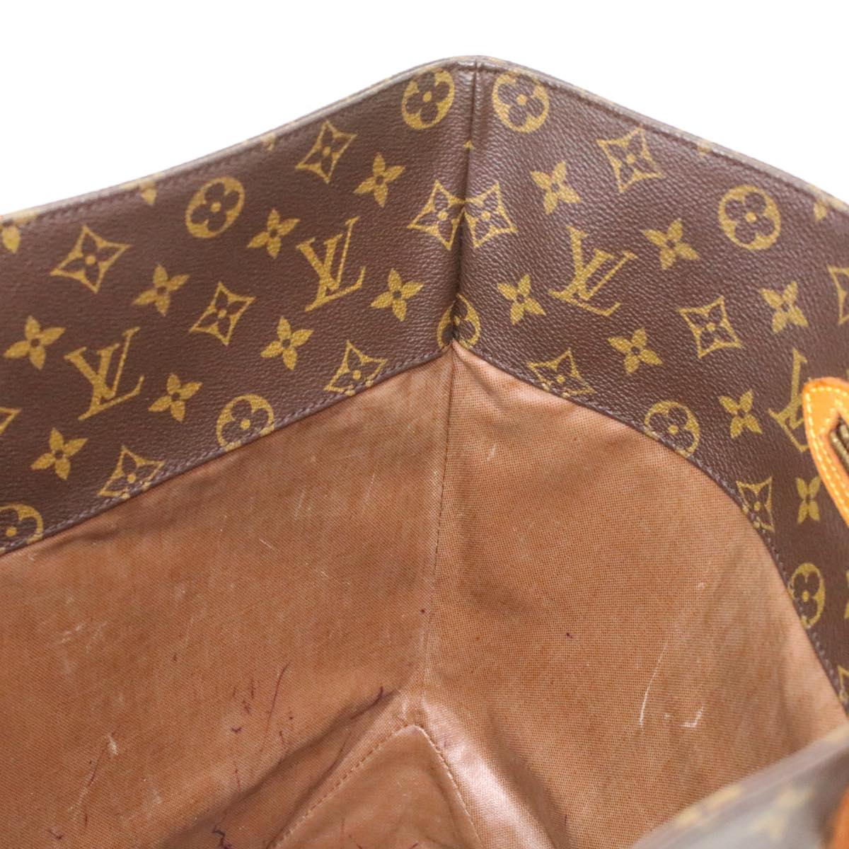 LOUIS VUITTON Monogram Sac Shopping Tote Bag M51108 LV Auth yk5770