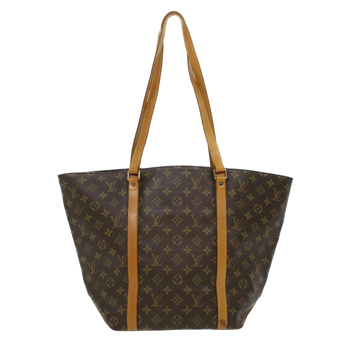 LOUIS VUITTON Monogram Sac Shopping Tote Bag M51108 LV Auth yk5770