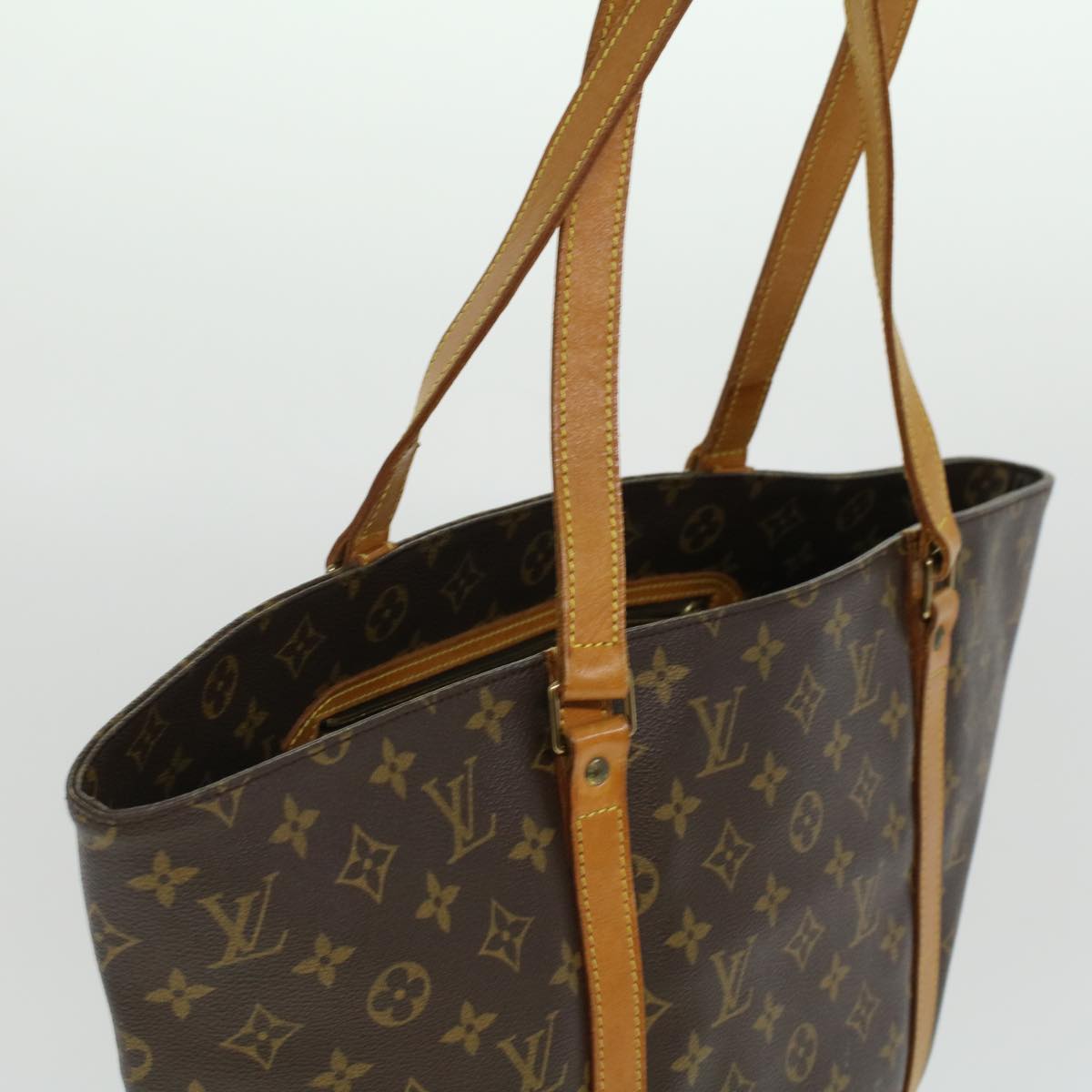 LOUIS VUITTON Monogram Sac Shopping Tote Bag M51108 LV Auth yk5770