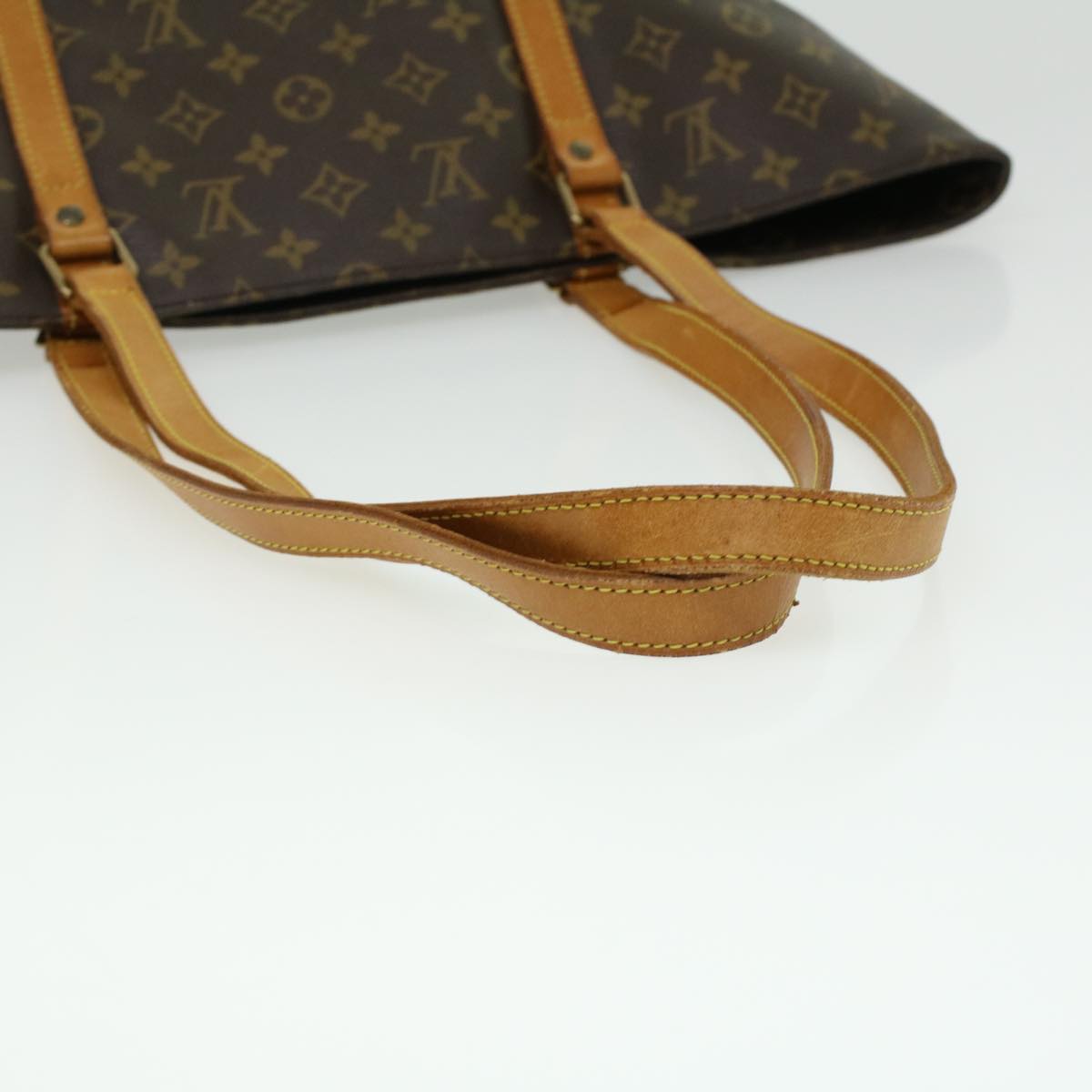 LOUIS VUITTON Monogram Sac Shopping Tote Bag M51108 LV Auth yk5770