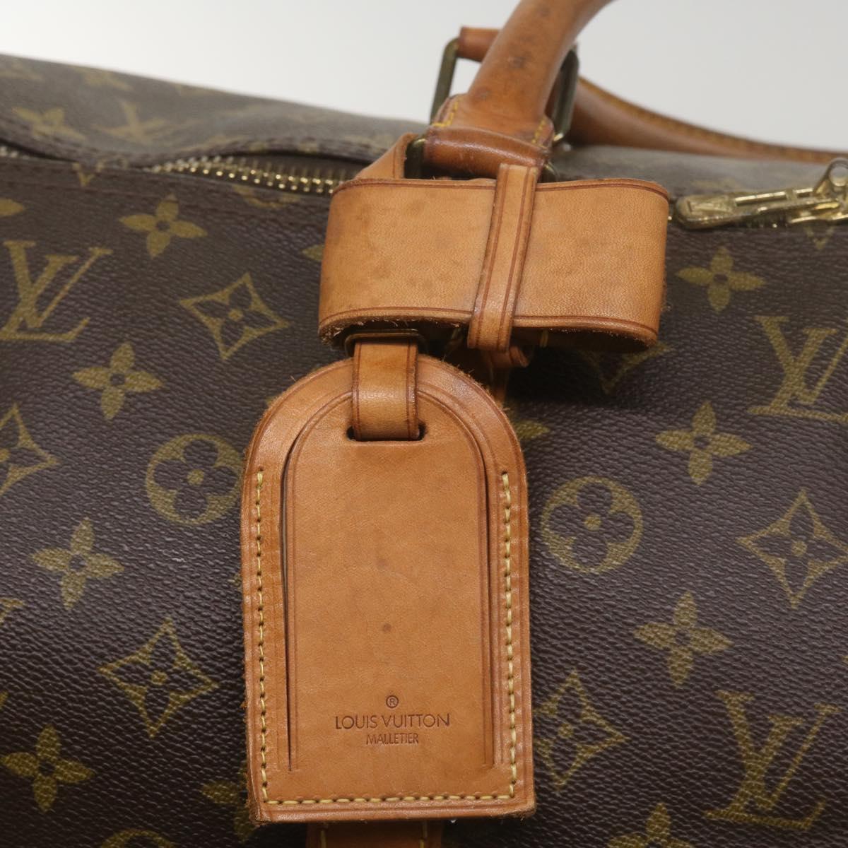 LOUIS VUITTON Monogram Keepall 60 Boston Bag M41422 LV Auth yk5809