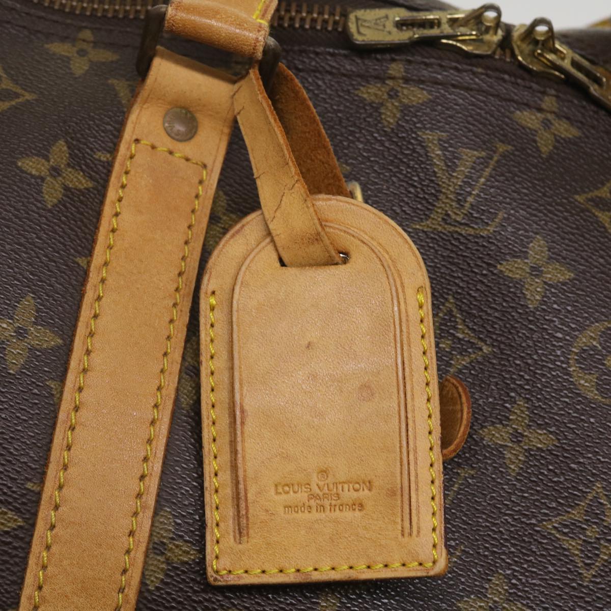 LOUIS VUITTON Monogram Keepall Bandouliere 60 Boston Bag M41412 LV Auth yk5836