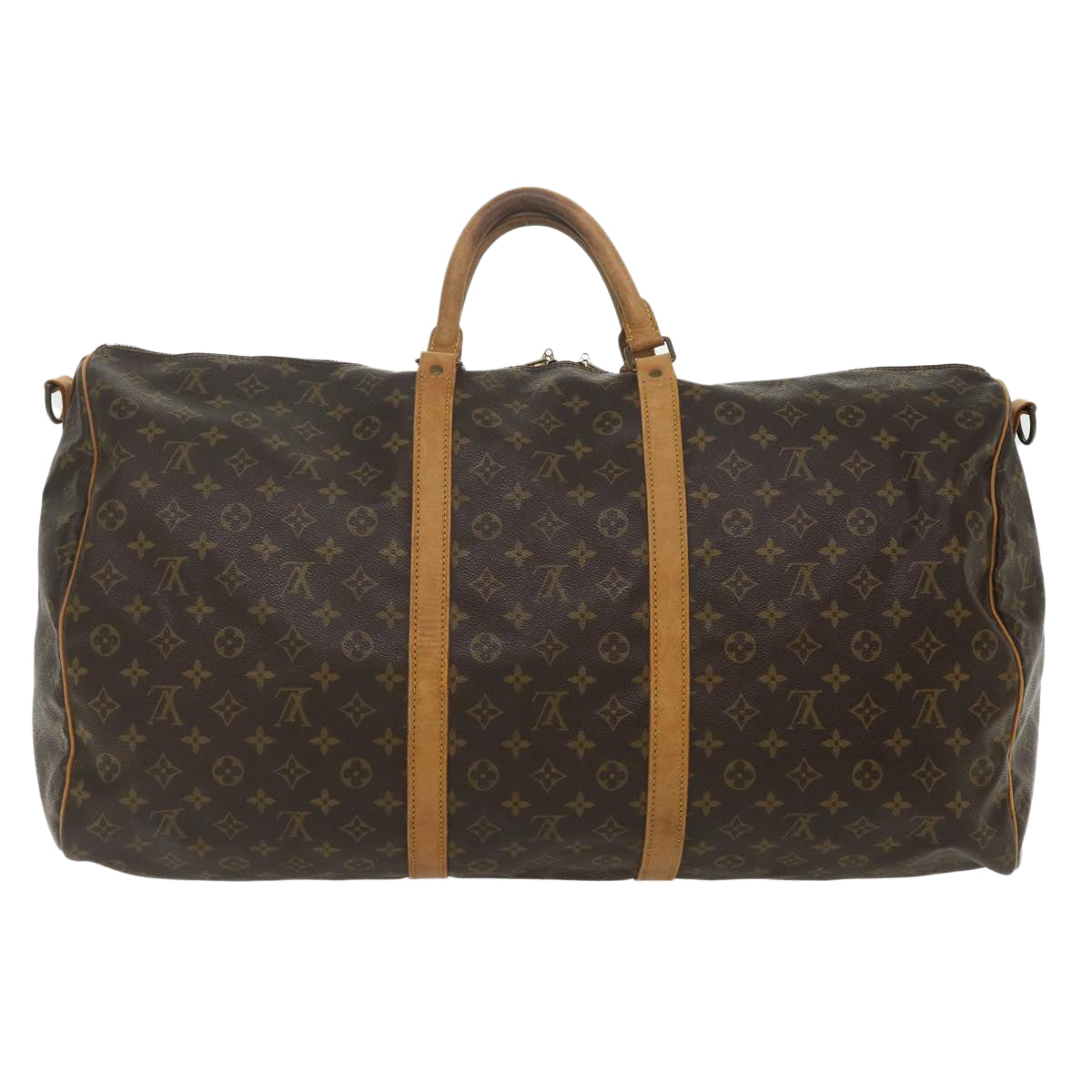 LOUIS VUITTON Monogram Keepall Bandouliere 60 Boston Bag M41412 LV Auth yk5836