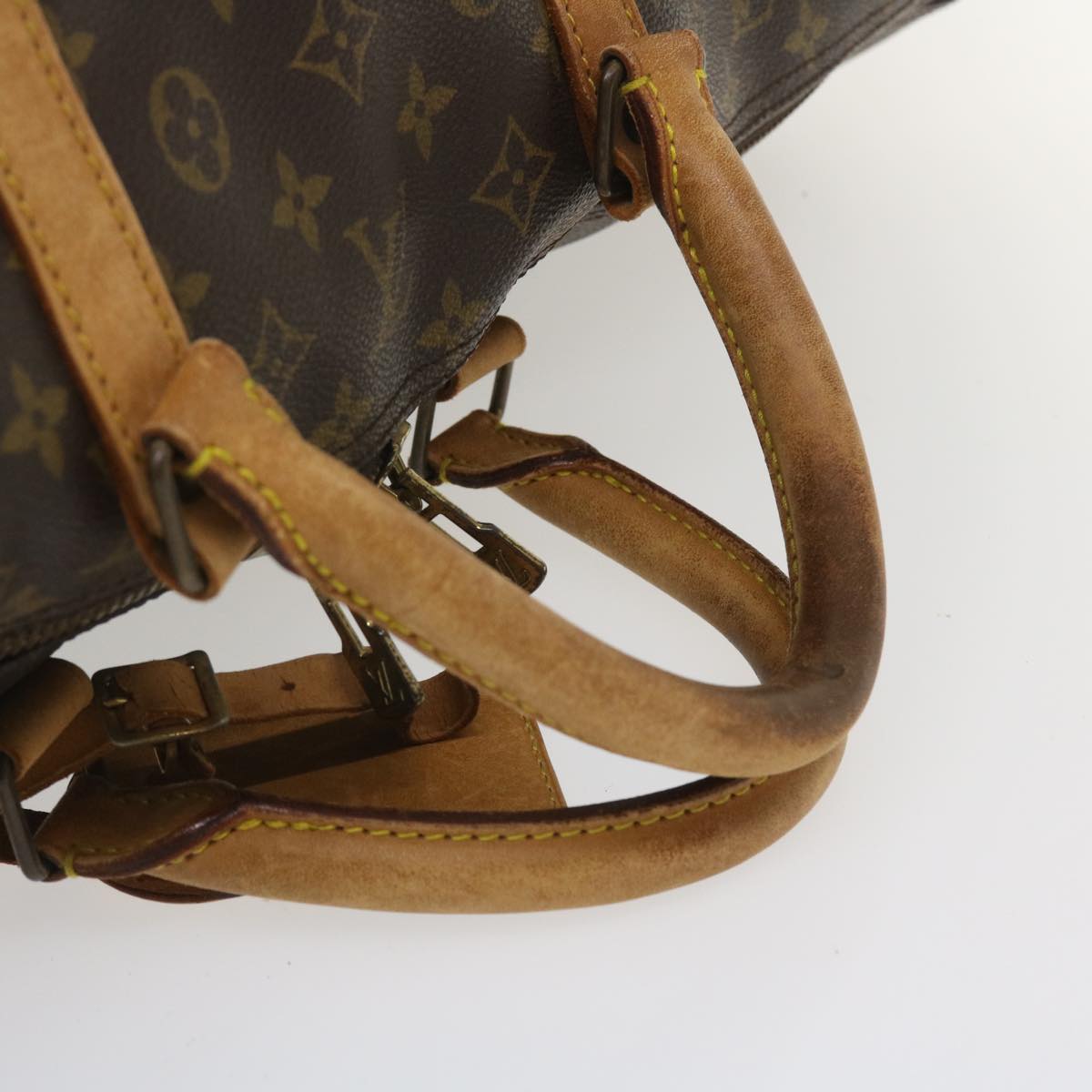 LOUIS VUITTON Monogram Keepall Bandouliere 60 Boston Bag M41412 LV Auth yk5836