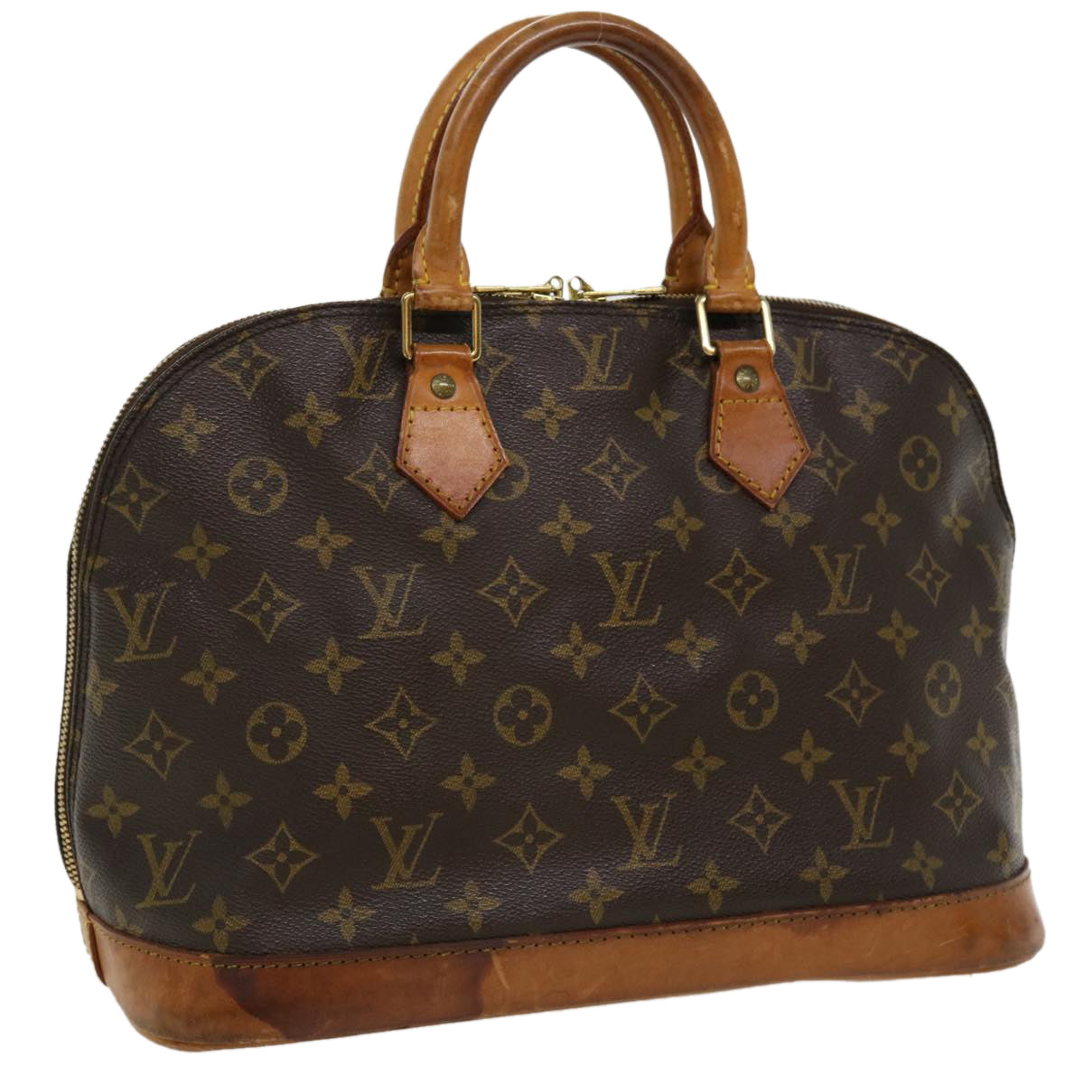 LOUIS VUITTON Monogram Alma Hand Bag M51130 LV Auth yk5846