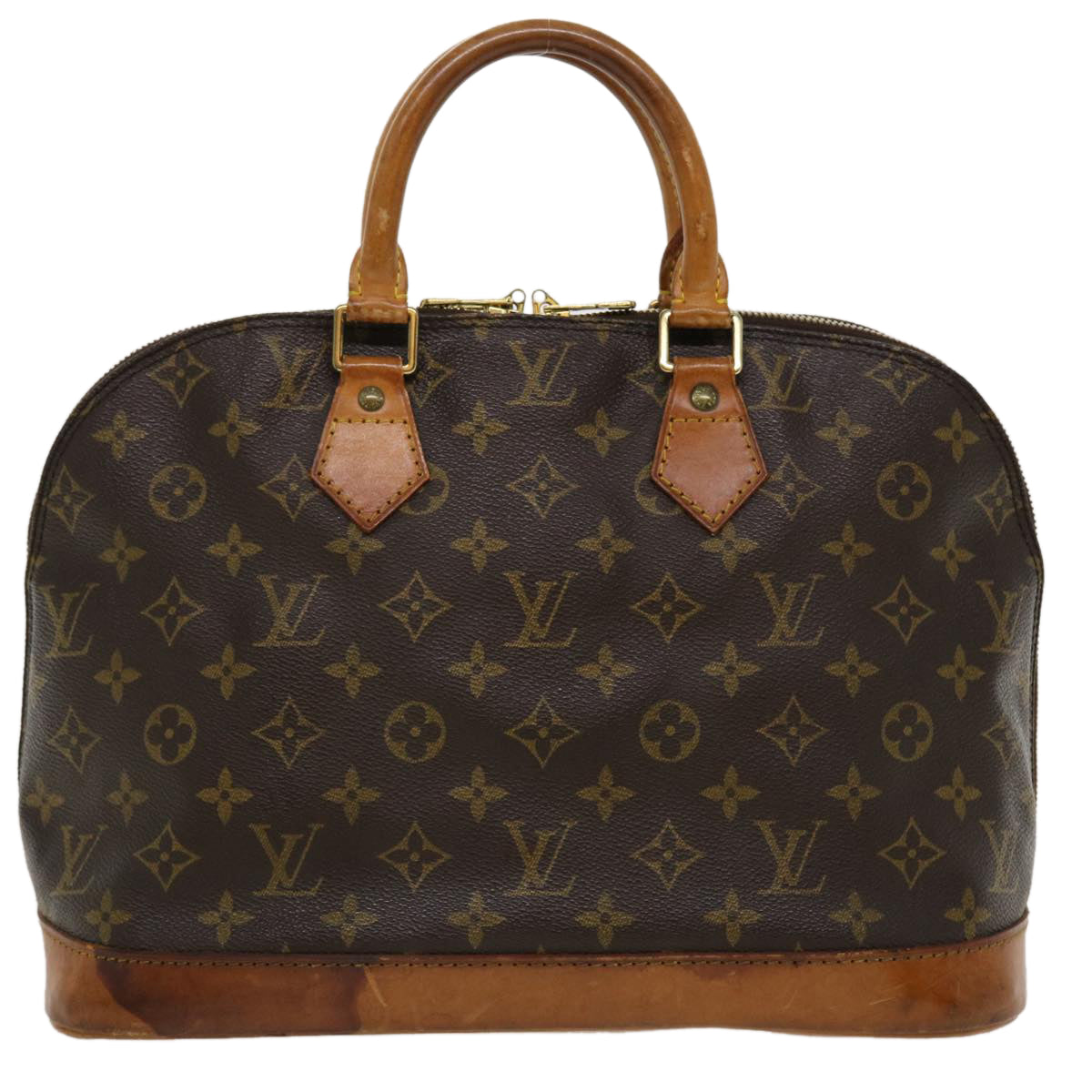 LOUIS VUITTON Monogram Alma Hand Bag M51130 LV Auth yk5846