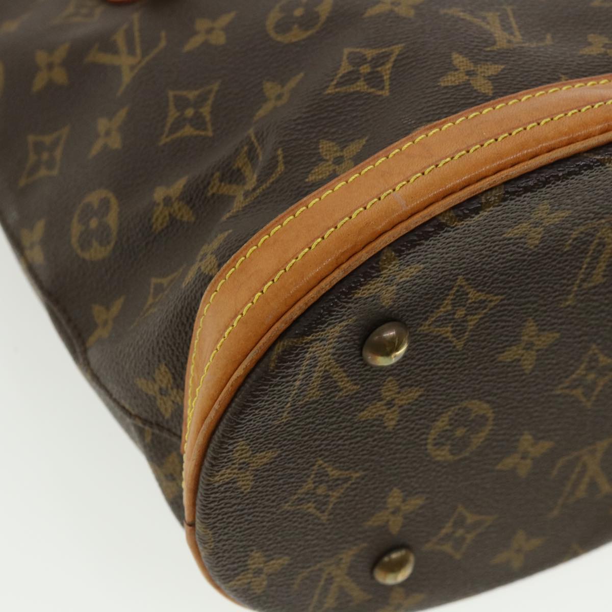 LOUIS VUITTON Monogram Bucket PM Shoulder Bag M42238 LV Auth yk5851