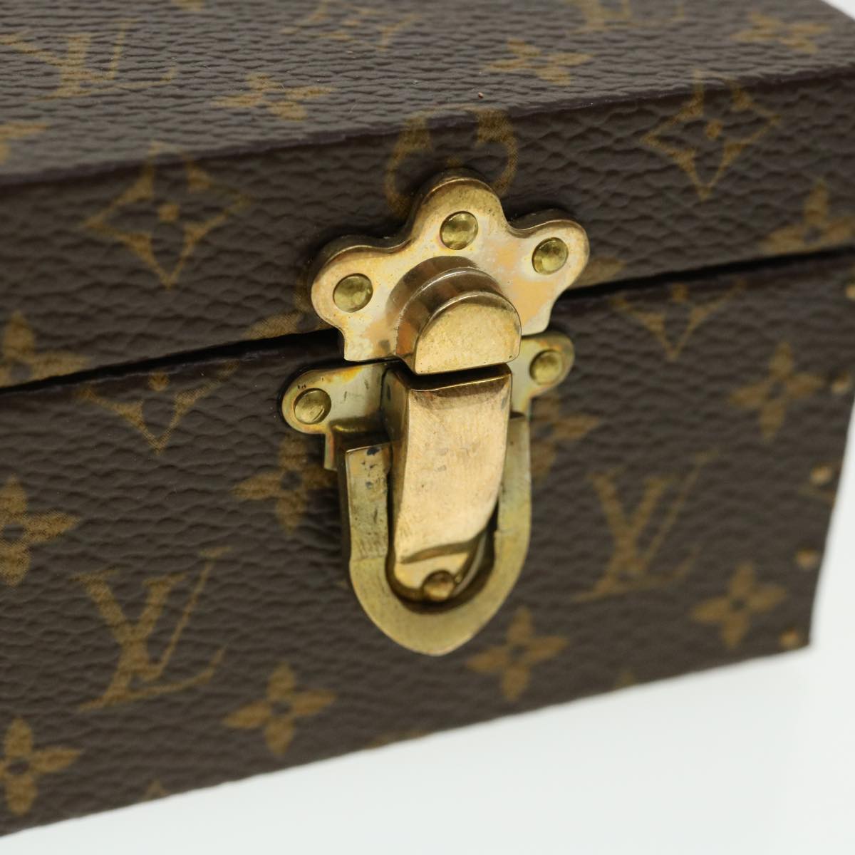 LOUIS VUITTON Monogram Eccrine Declaration Jewelry Box M21010 LV Auth yk5887