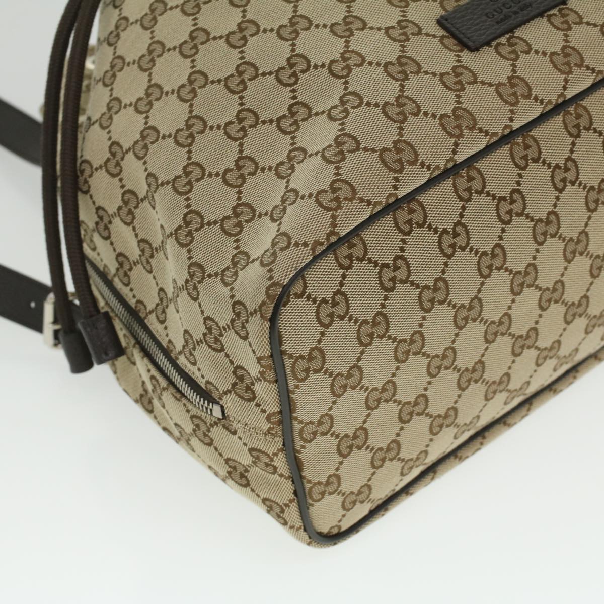 GUCCI GG Canvas Backpack outlet Beige 449175 Auth yk5920