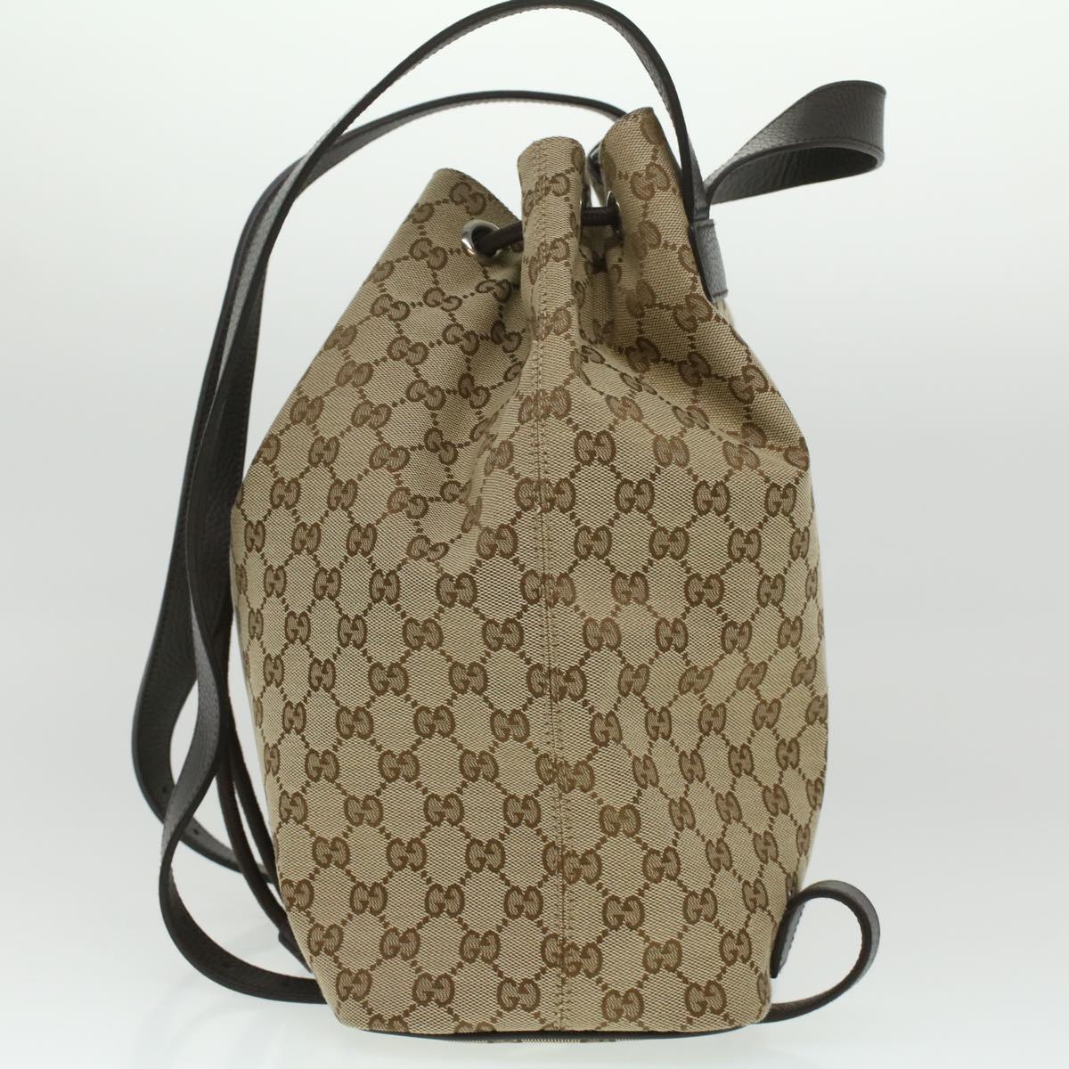 GUCCI GG Canvas Backpack outlet Beige 449175 Auth yk5920