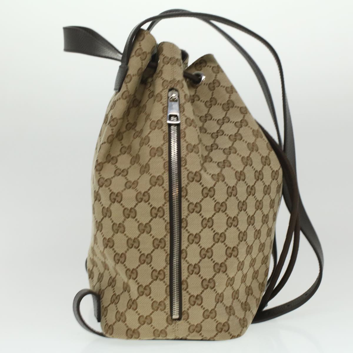 GUCCI GG Canvas Backpack outlet Beige 449175 Auth yk5920