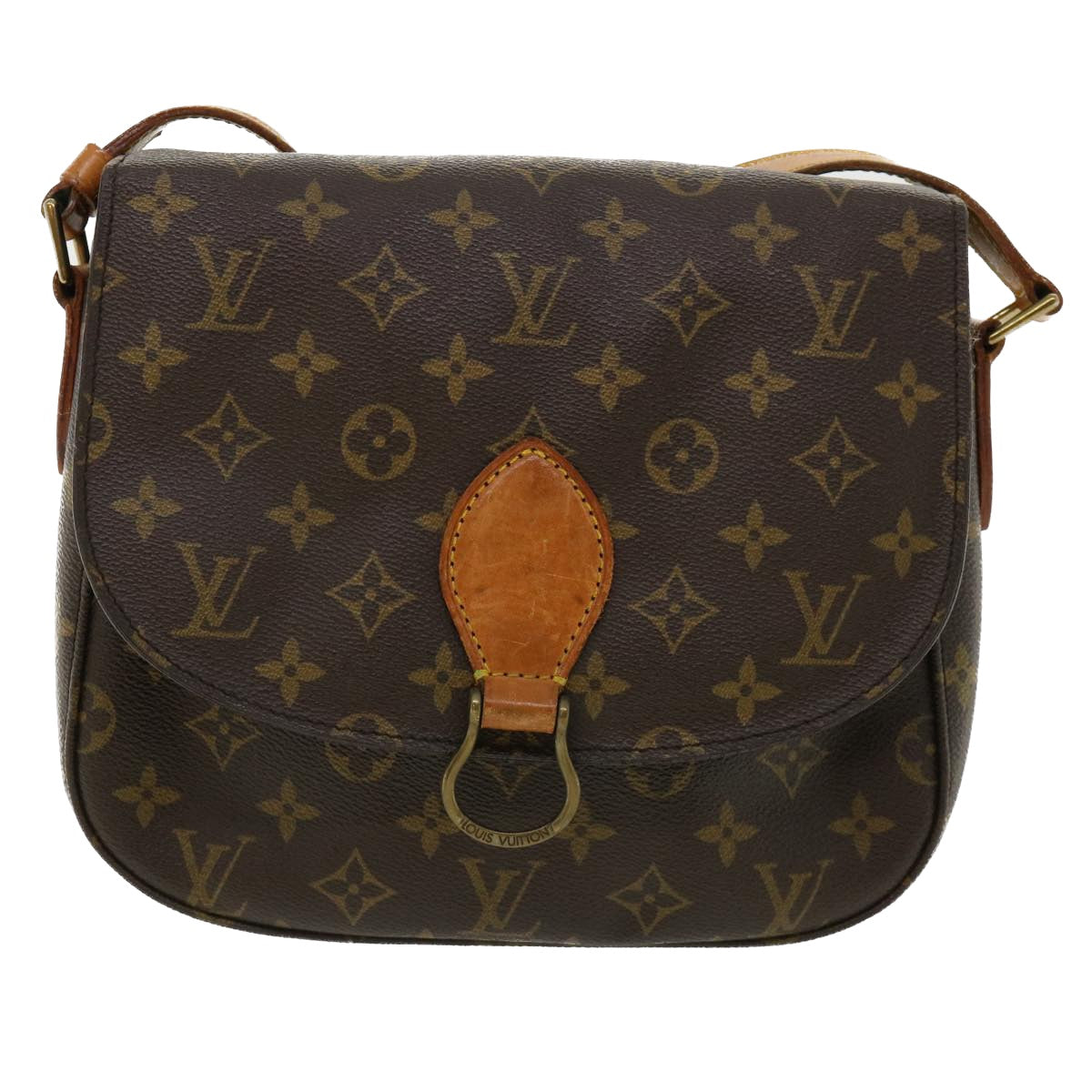 LOUIS VUITTON Monogram Saint Cloud GM Shoulder Bag M51242 LV Auth yk5924