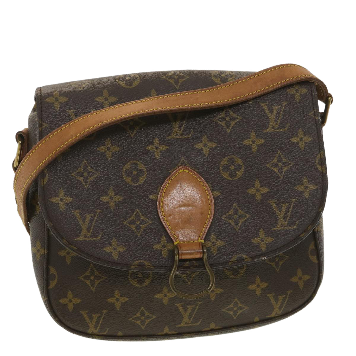 LOUIS VUITTON Monogram Saint Cloud GM Shoulder Bag M51242 LV Auth yk6113