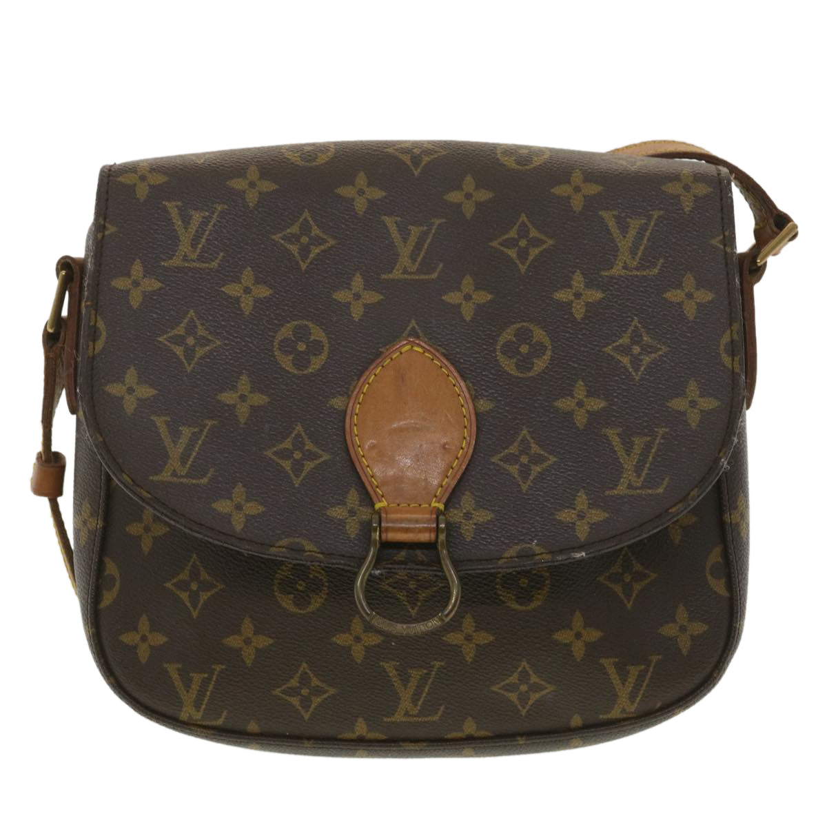 LOUIS VUITTON Monogram Saint Cloud GM Shoulder Bag M51242 LV Auth yk6113