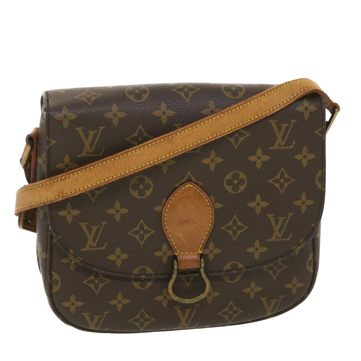 LOUIS VUITTON Monogram Saint Cloud GM Shoulder Bag M51242 LV Auth yk6129B