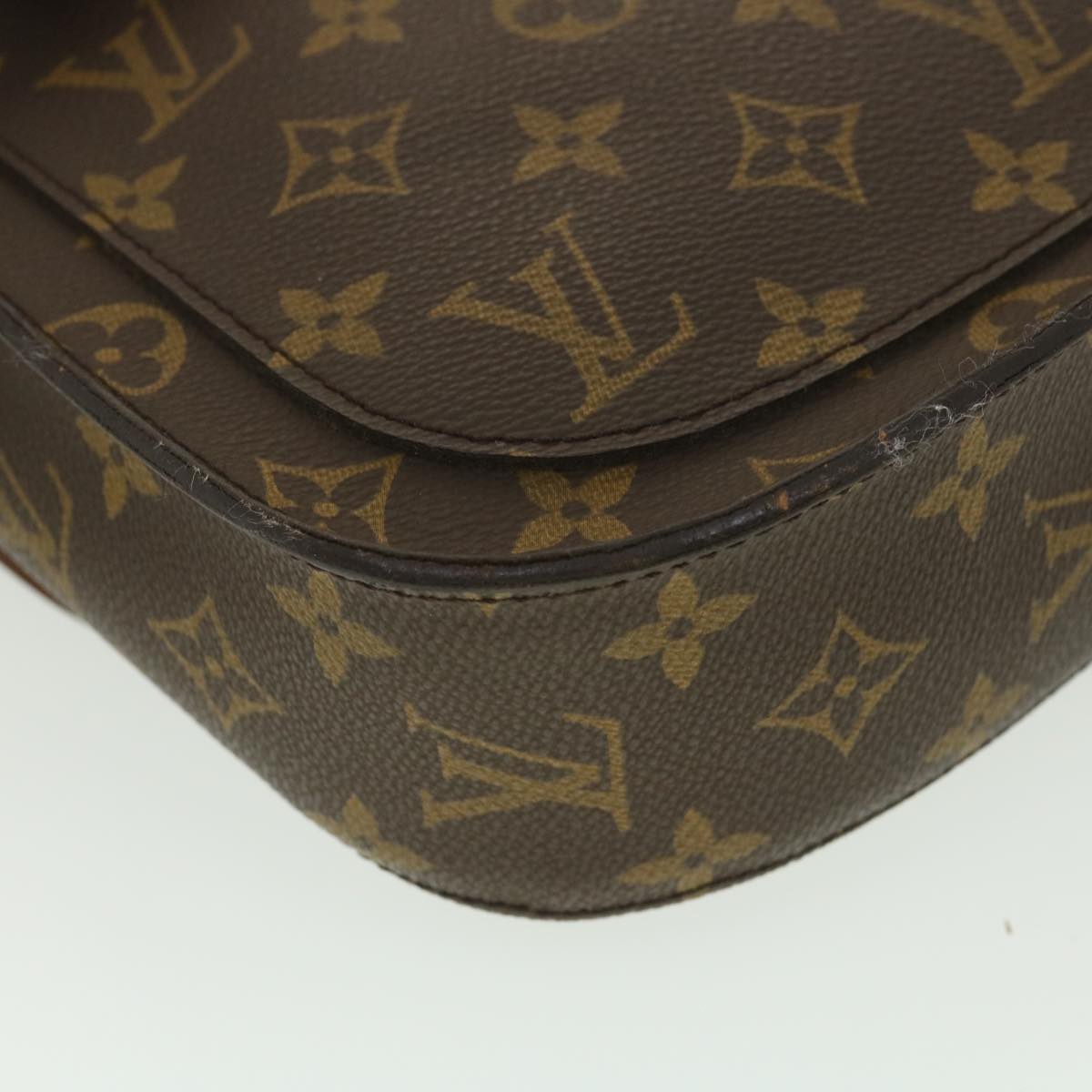 LOUIS VUITTON Monogram Saint Cloud GM Shoulder Bag M51242 LV Auth yk6129B