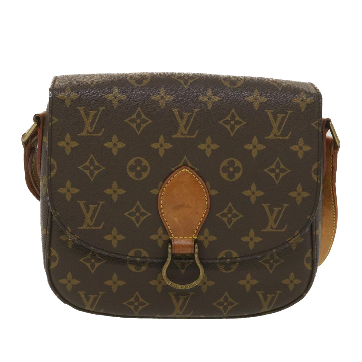 LOUIS VUITTON Monogram Saint Cloud GM Shoulder Bag M51242 LV Auth yk6129B