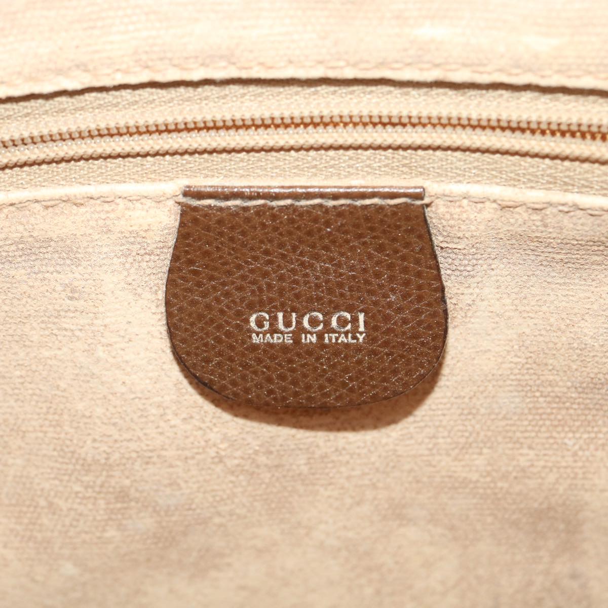 GUCCI GG Canvas Web Sherry Line Shoulder Bag Red Beige Green 001.56 Auth yk6153B