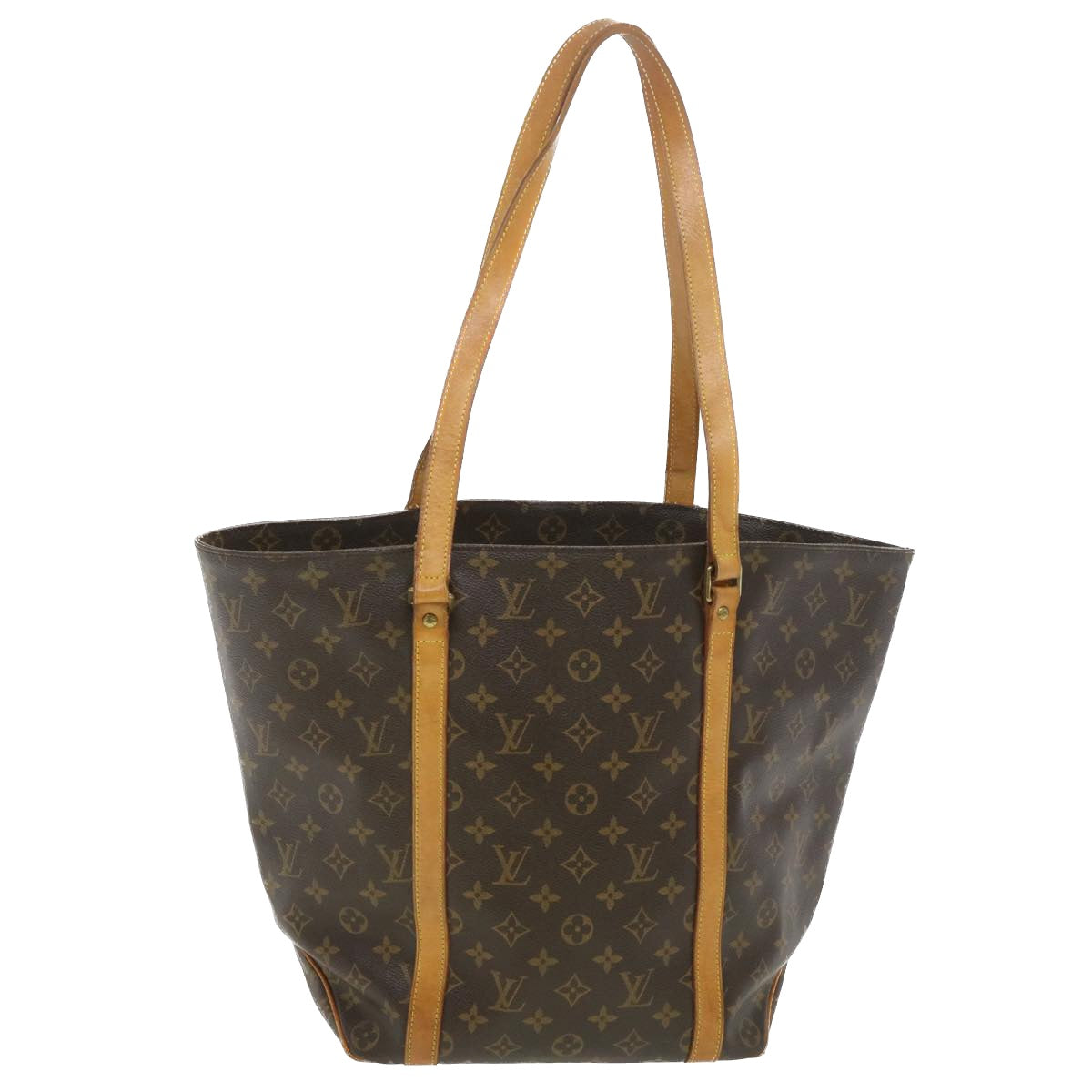 LOUIS VUITTON Monogram Sac Shopping Tote Bag M51108 LV Auth yk6155B