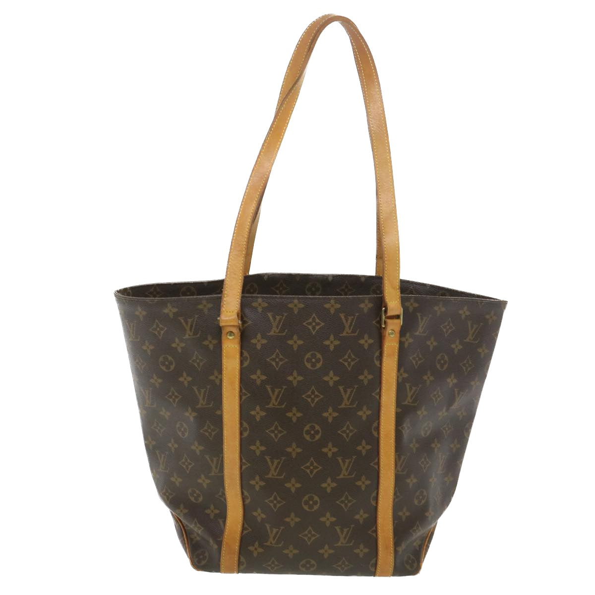 LOUIS VUITTON Monogram Sac Shopping Tote Bag M51108 LV Auth yk6155B