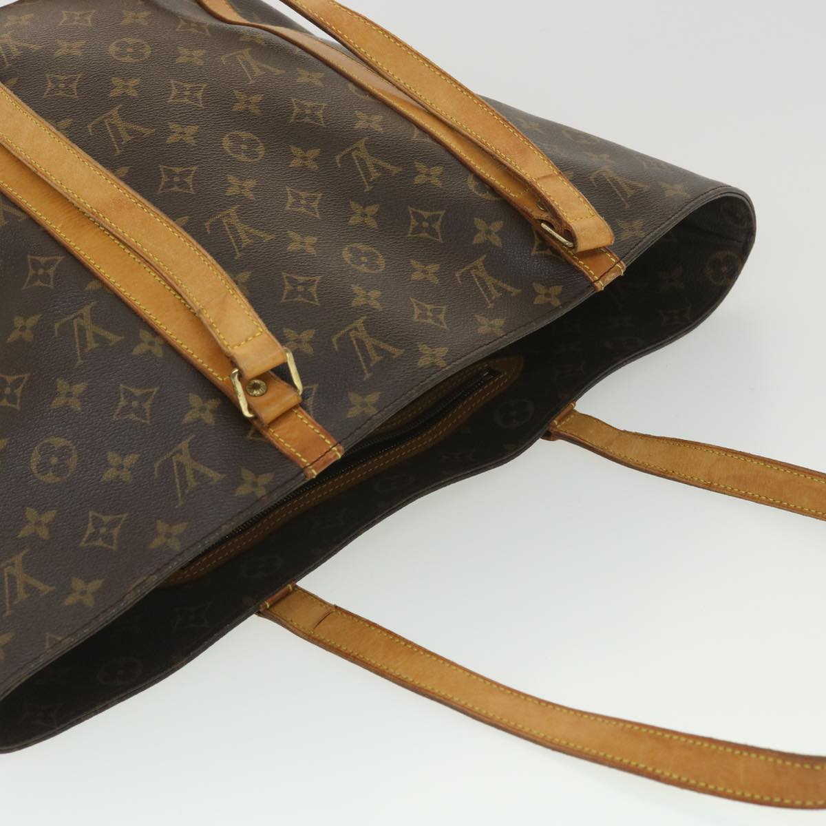 LOUIS VUITTON Monogram Sac Shopping Tote Bag M51108 LV Auth yk6155B