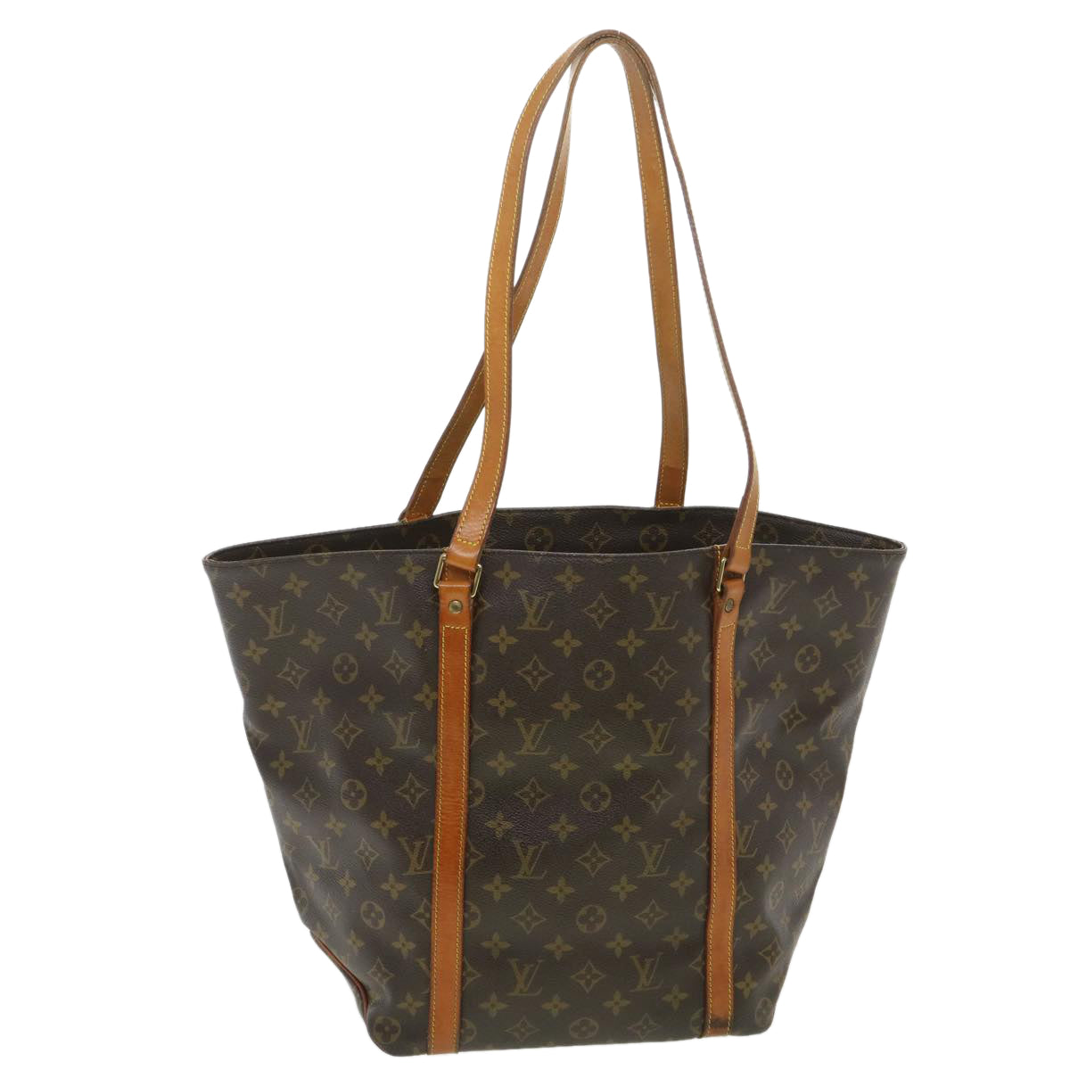 LOUIS VUITTON Monogram Sac Shopping Tote Bag M51108 LV Auth yk6164B