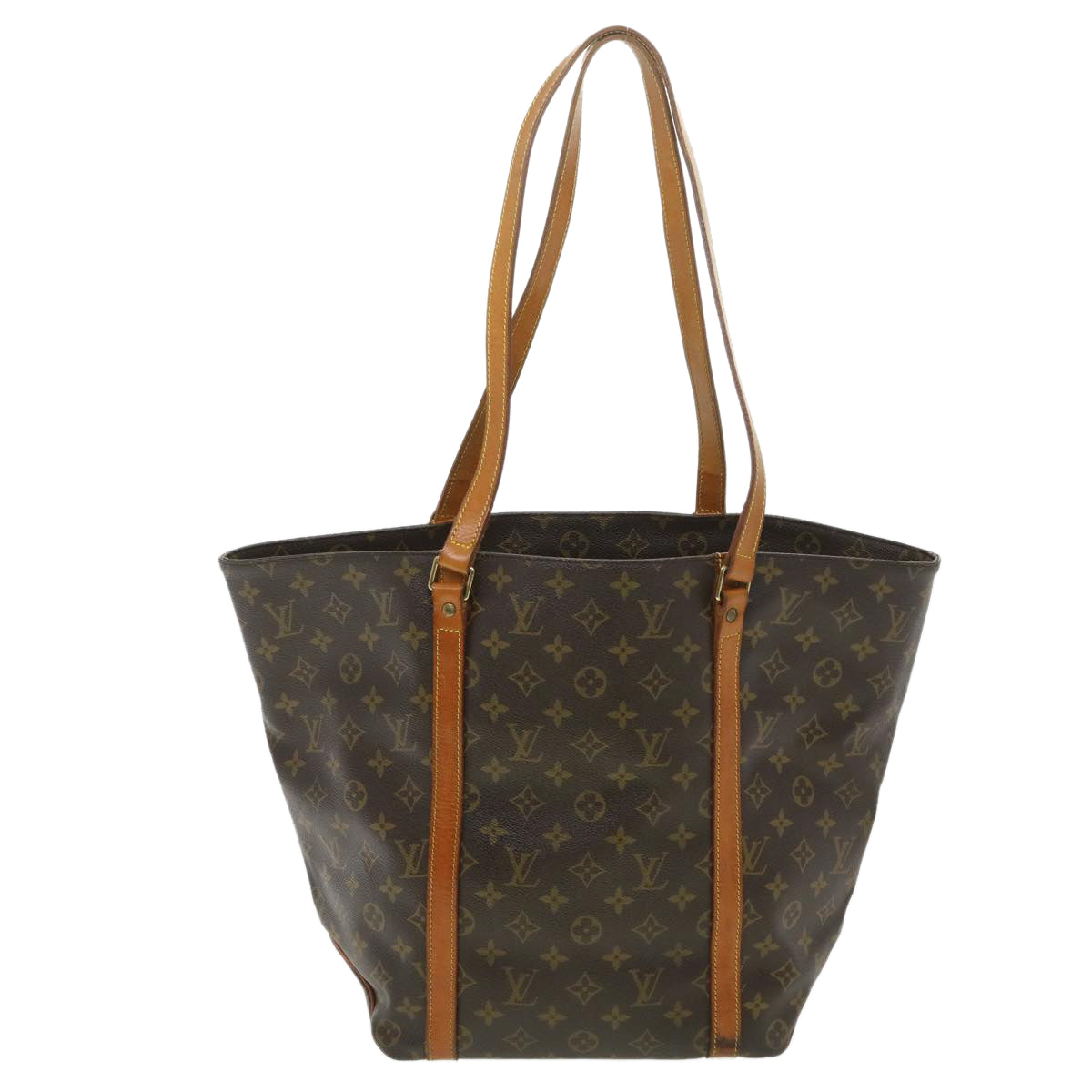 LOUIS VUITTON Monogram Sac Shopping Tote Bag M51108 LV Auth yk6164B