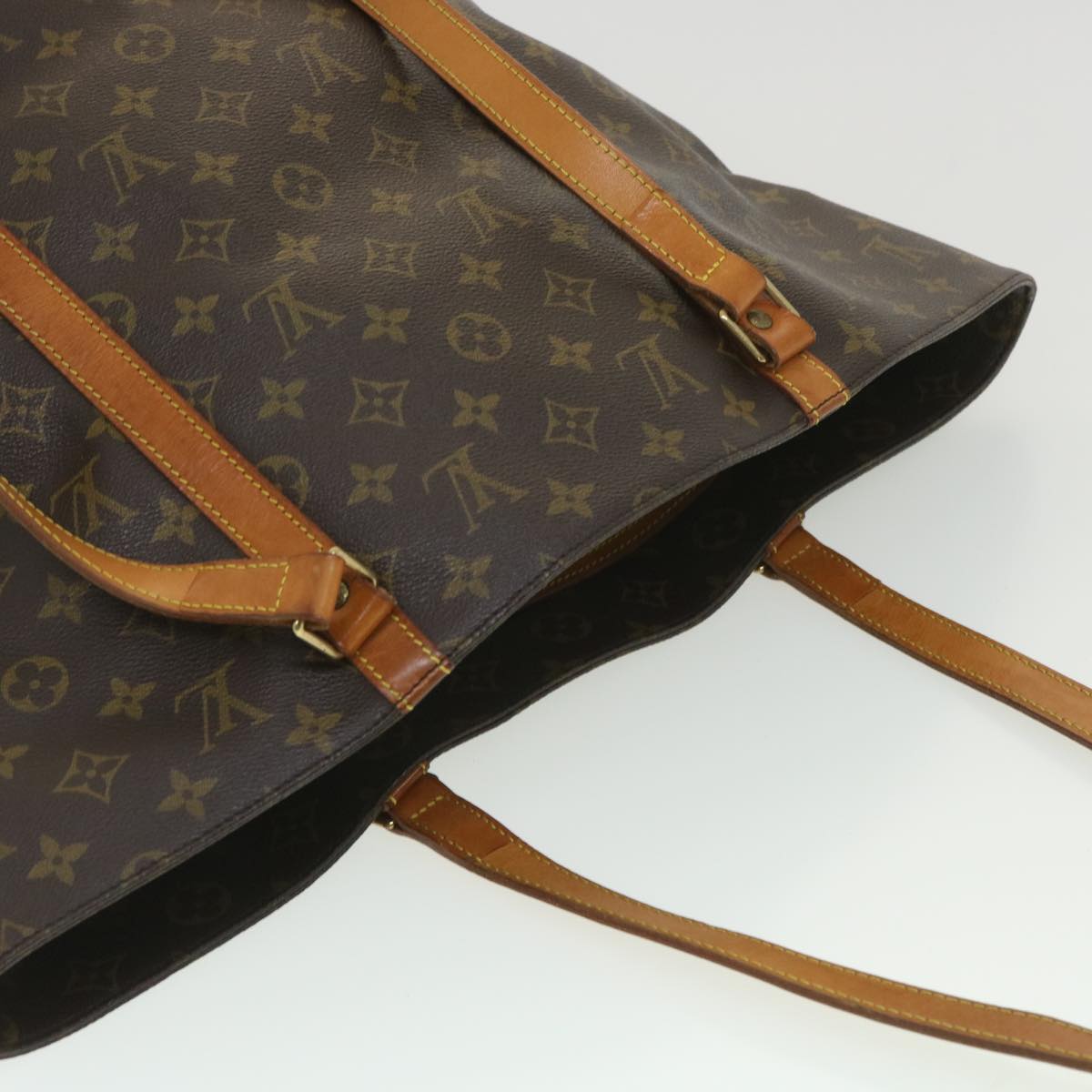 LOUIS VUITTON Monogram Sac Shopping Tote Bag M51108 LV Auth yk6164B