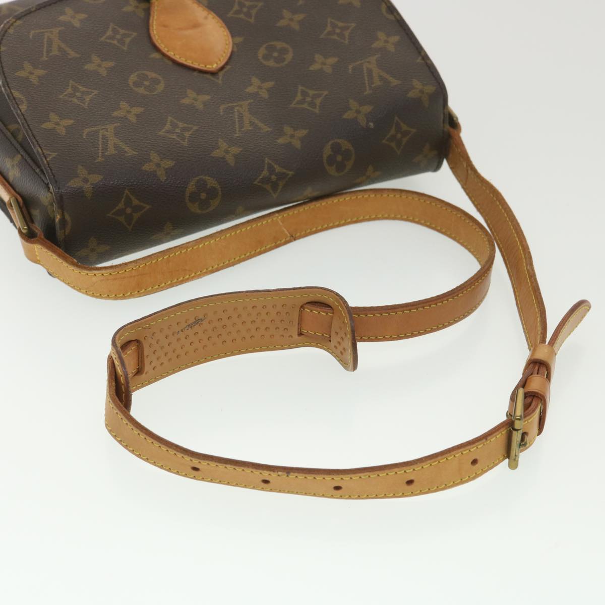 LOUIS VUITTON Monogram Saint Cloud GM Shoulder Bag M51242 LV Auth yk6174B