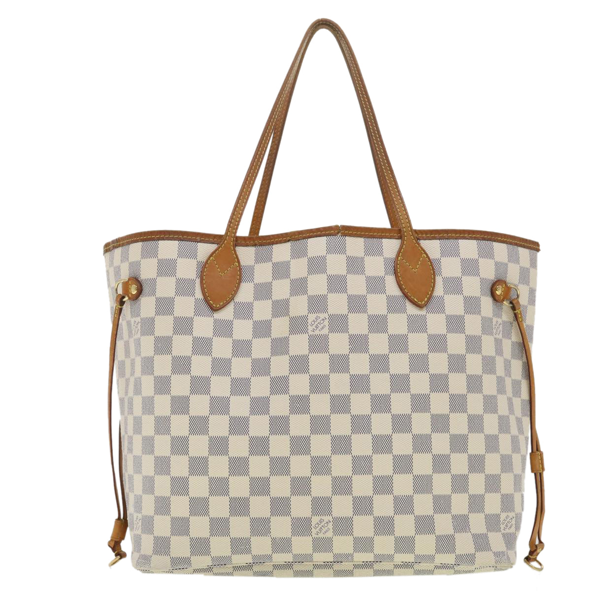 LOUIS VUITTON Damier Azur Neverfull MM Tote Bag N41605 LV Auth yk6175B - 0