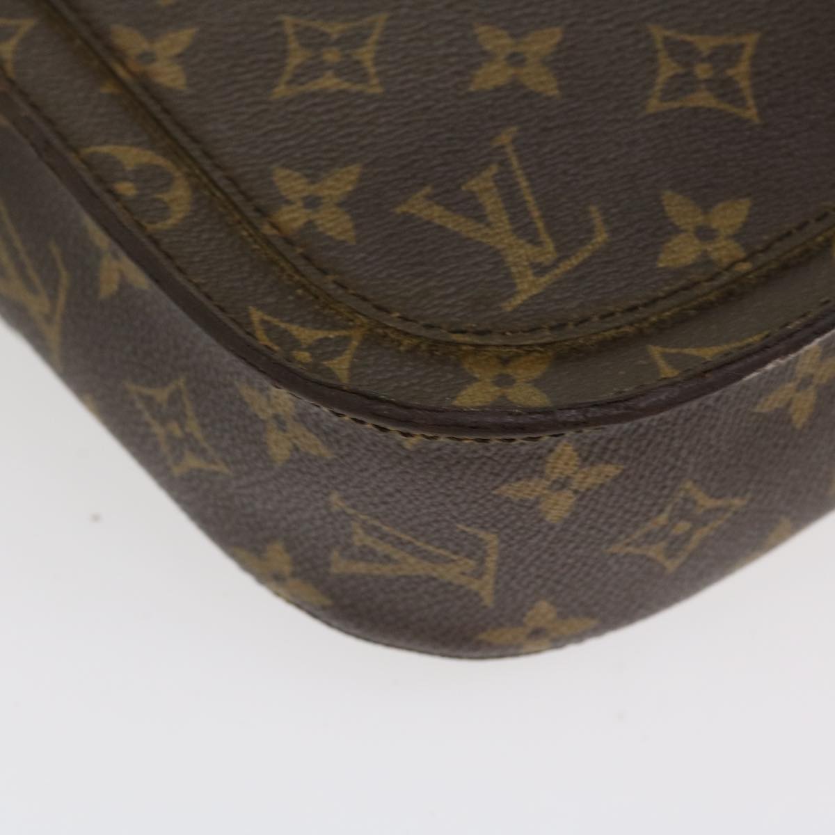 LOUIS VUITTON Monogram Saint Cloud GM Shoulder Bag M51242 LV Auth yk6202B