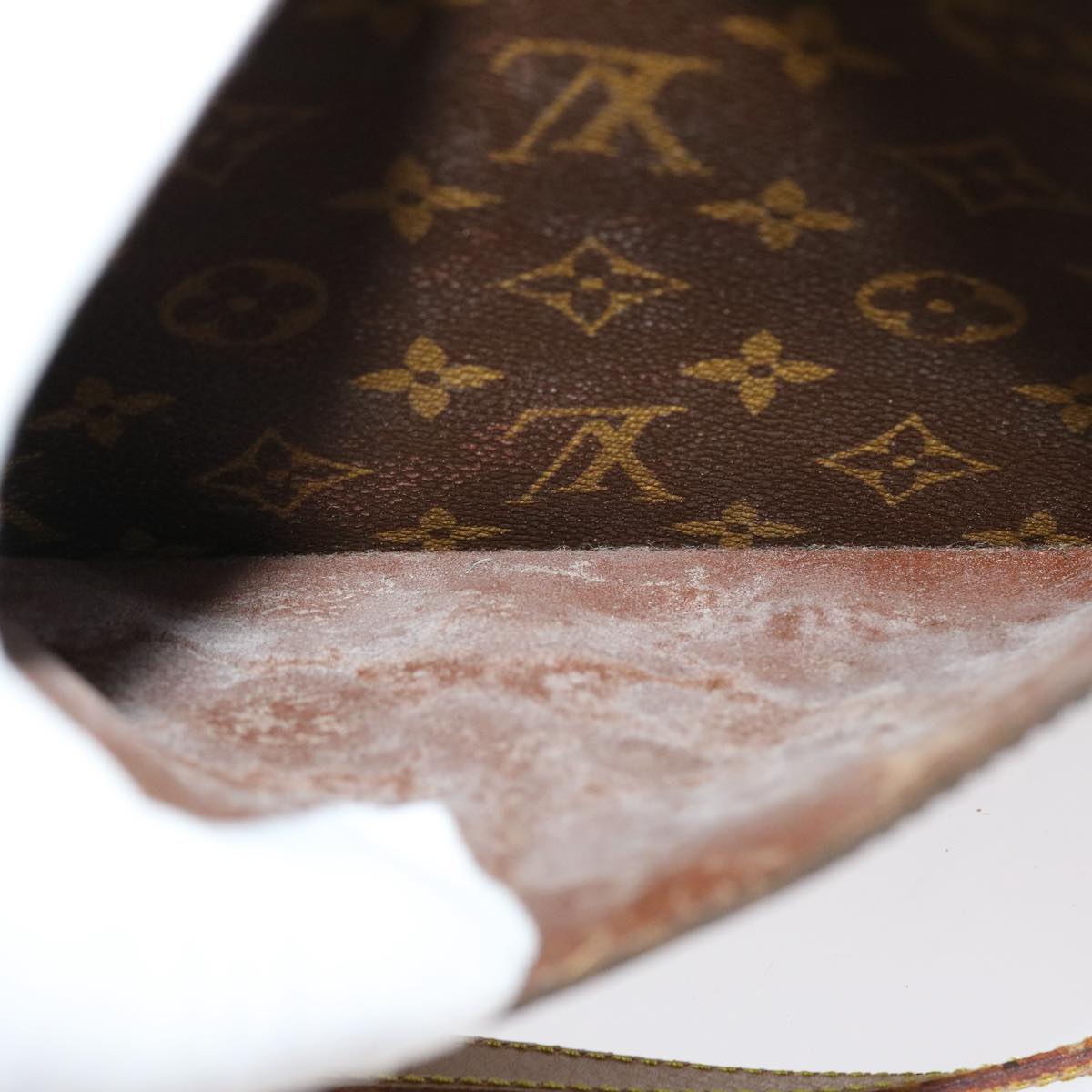 LOUIS VUITTON Monogram Saint Cloud GM Shoulder Bag M51242 LV Auth yk6202B