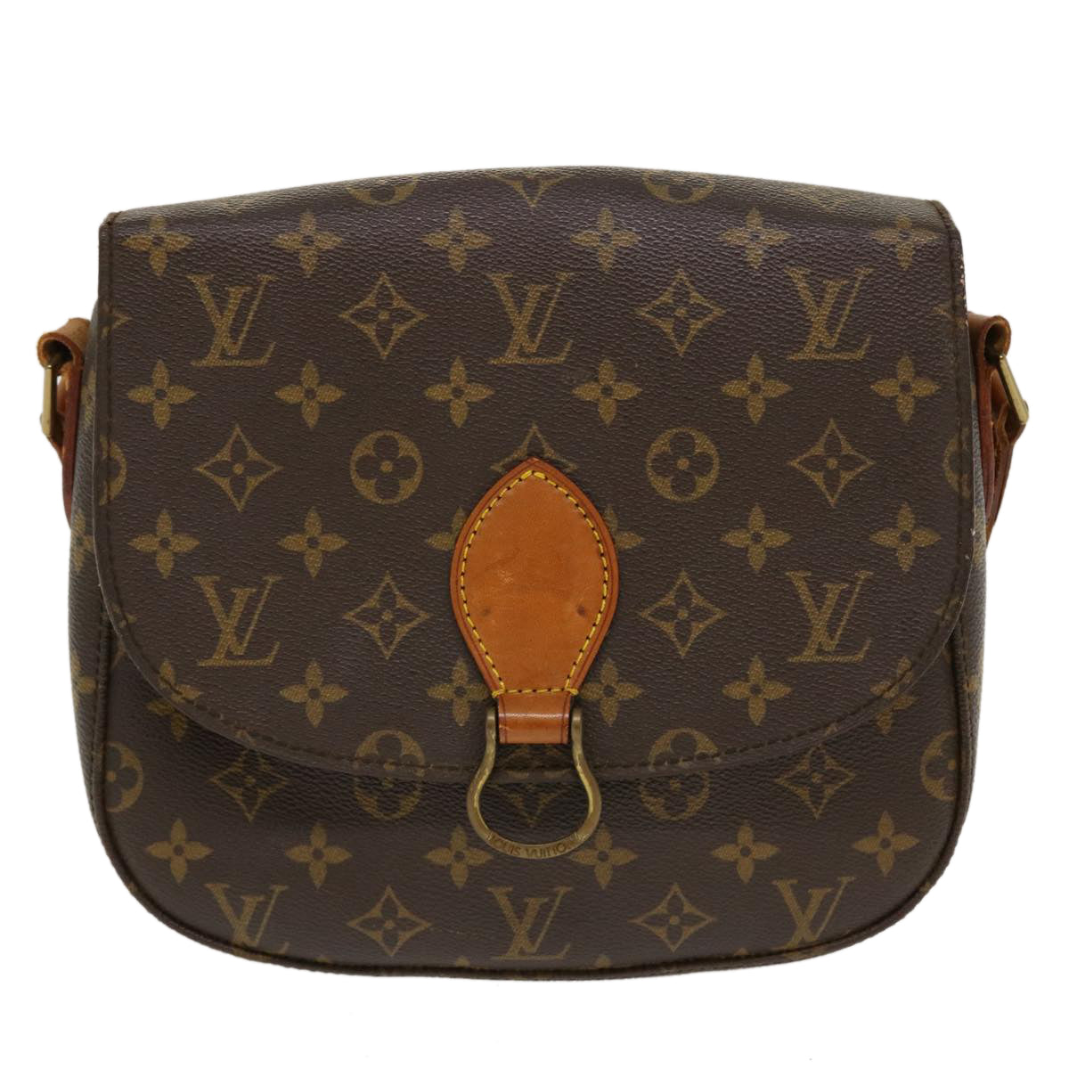 LOUIS VUITTON Monogram Saint Cloud GM Shoulder Bag M51242 LV Auth yk6202B