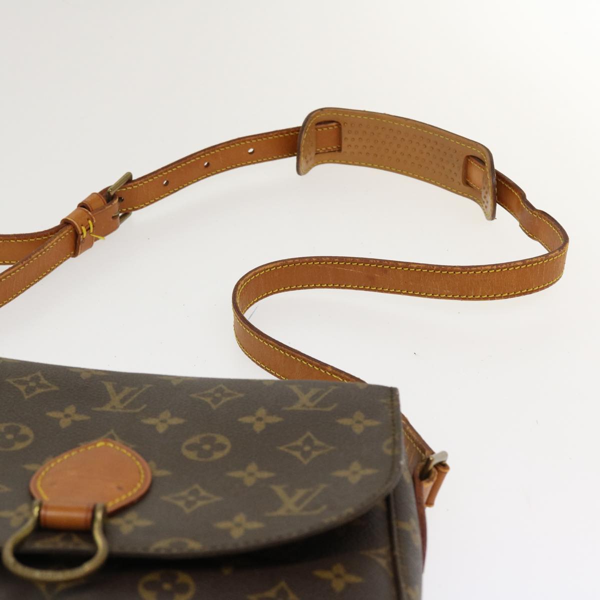 LOUIS VUITTON Monogram Saint Cloud GM Shoulder Bag M51242 LV Auth yk6202B