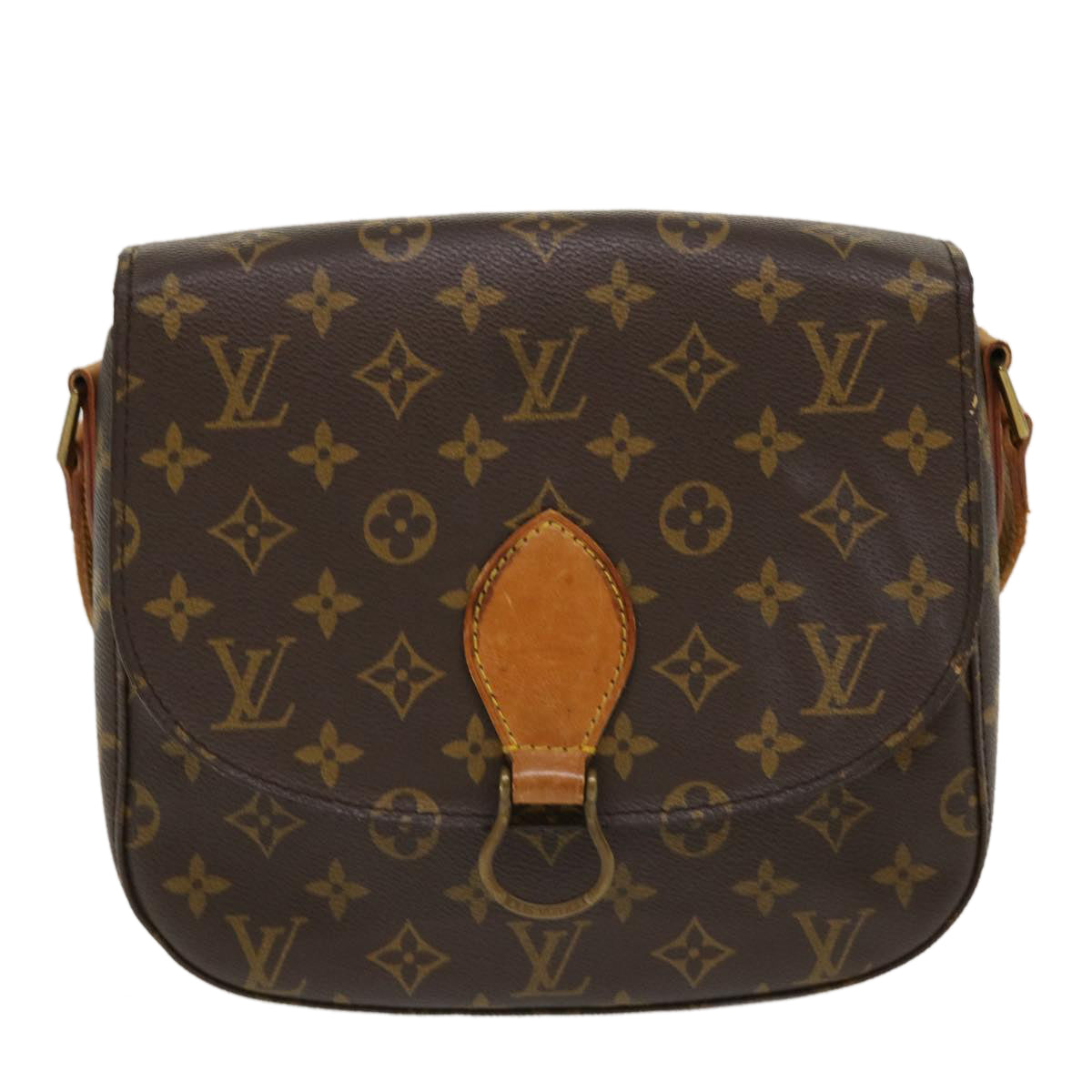 LOUIS VUITTON Monogram Saint Cloud GM Shoulder Bag M51242 LV Auth yk6203B